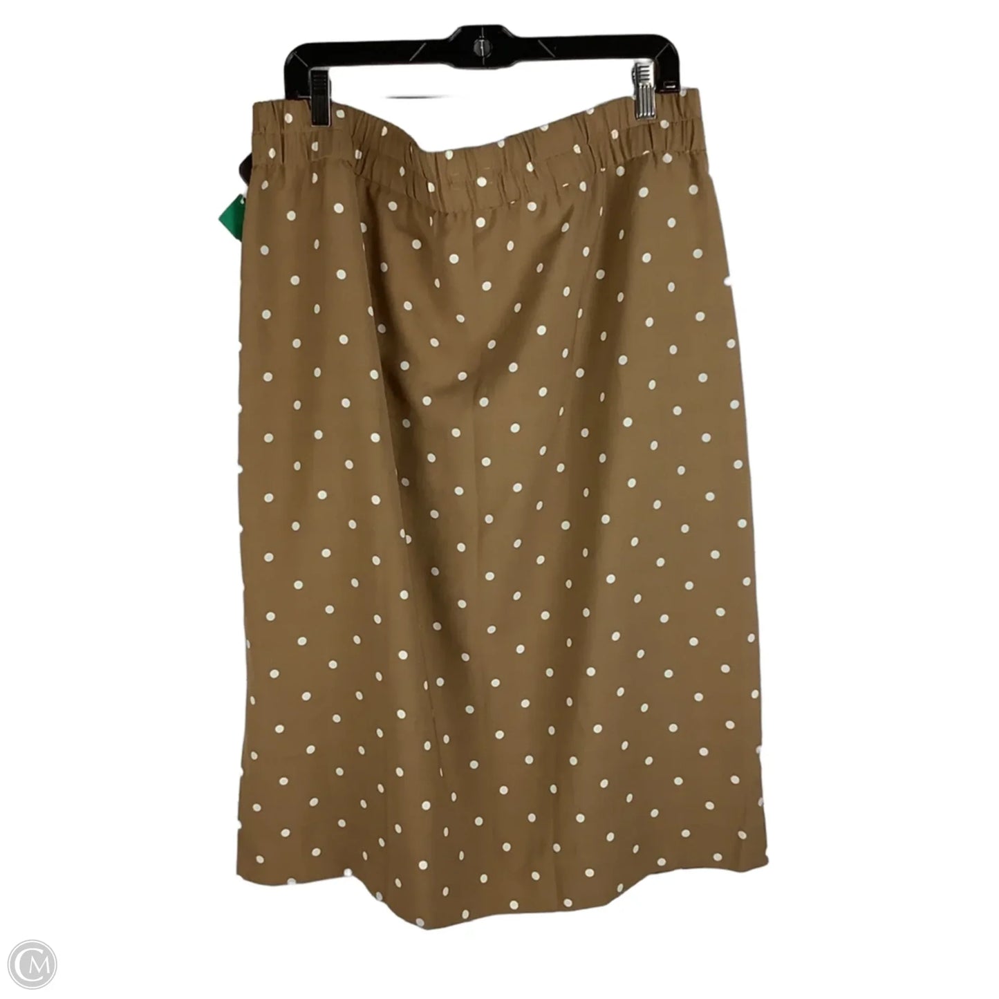 Skirt Midi By J. Crew In Tan, Size: Xl