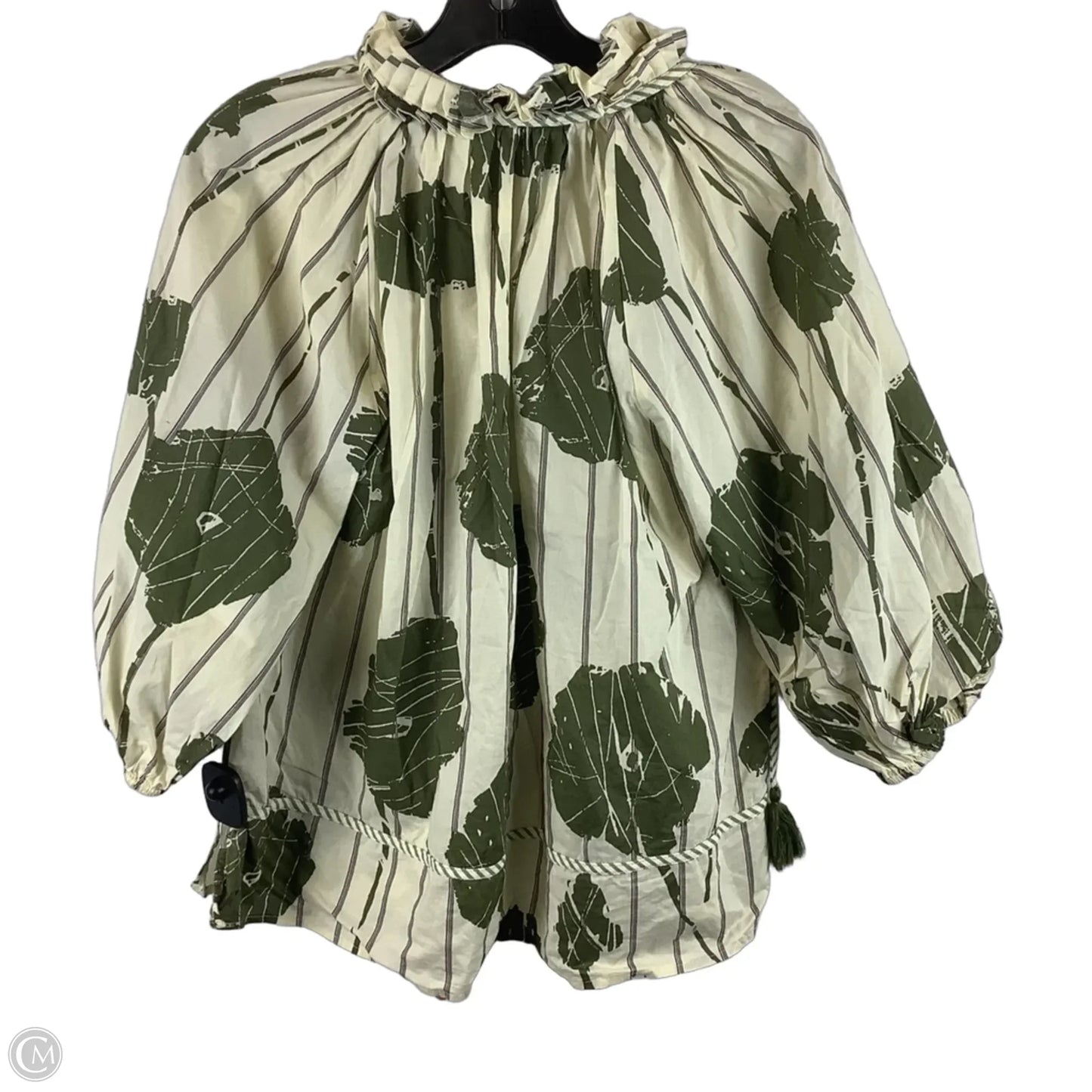 Top Short Sleeve By Cmc In Green, Size: M