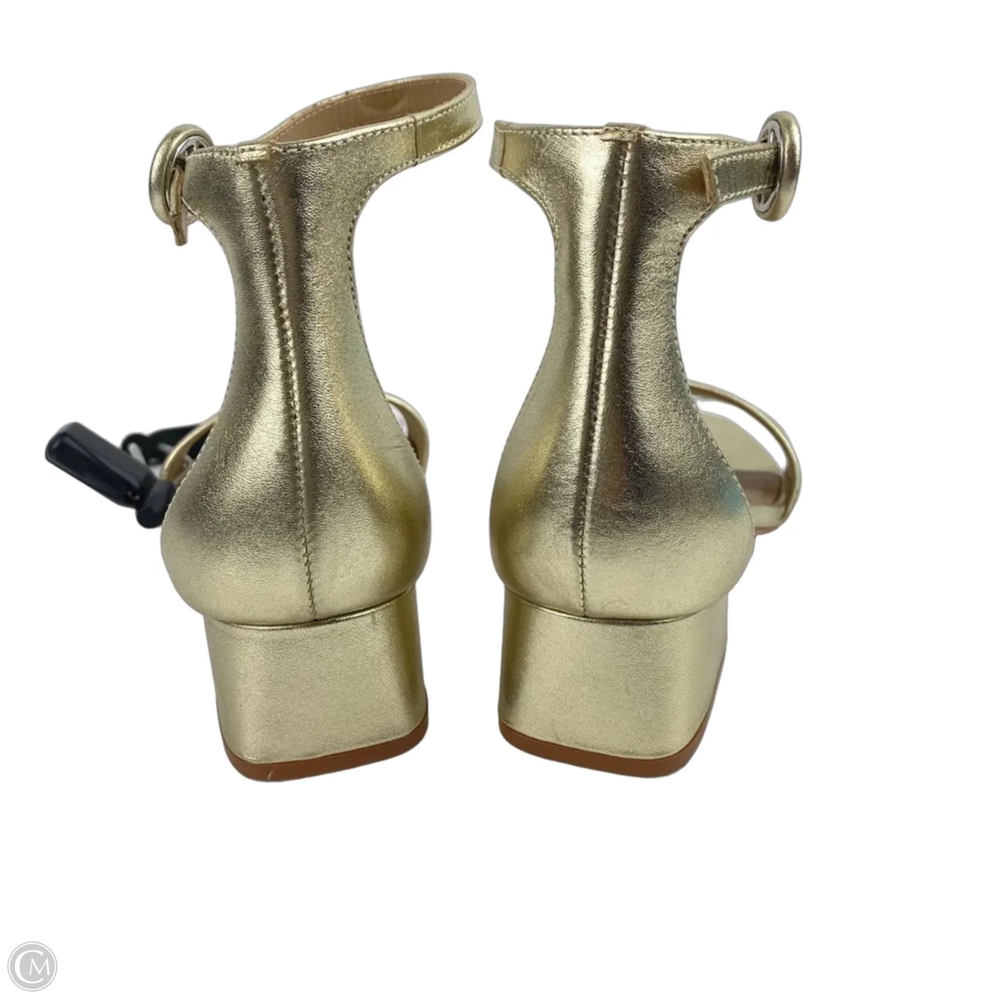 Sandals Heels Block By Bernardo In Gold, Size: 7