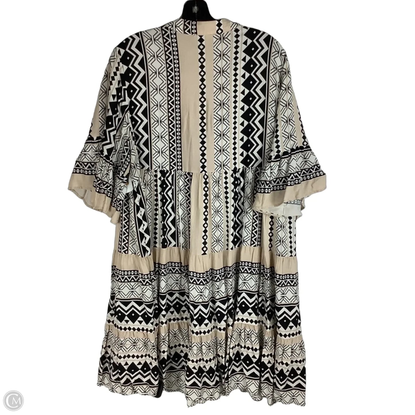 Dress Casual Short By Easel In Black & Tan, Size: L