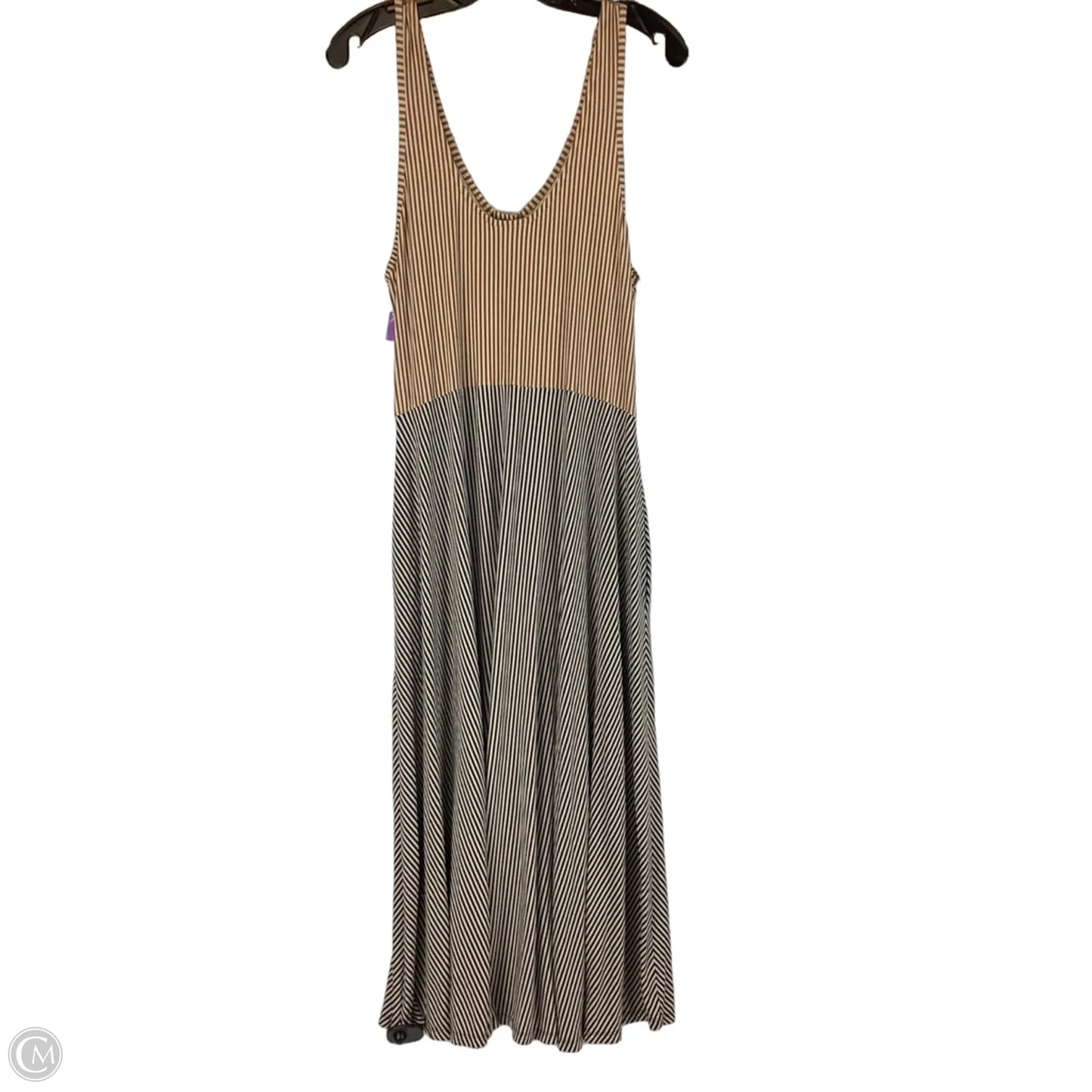 Dress Casual Midi By Cma In Striped Pattern, Size: Xl