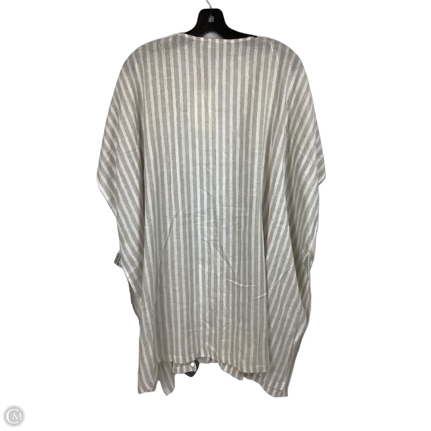 Kimono By Clothes Mentor In Striped Pattern, Size: Osfm