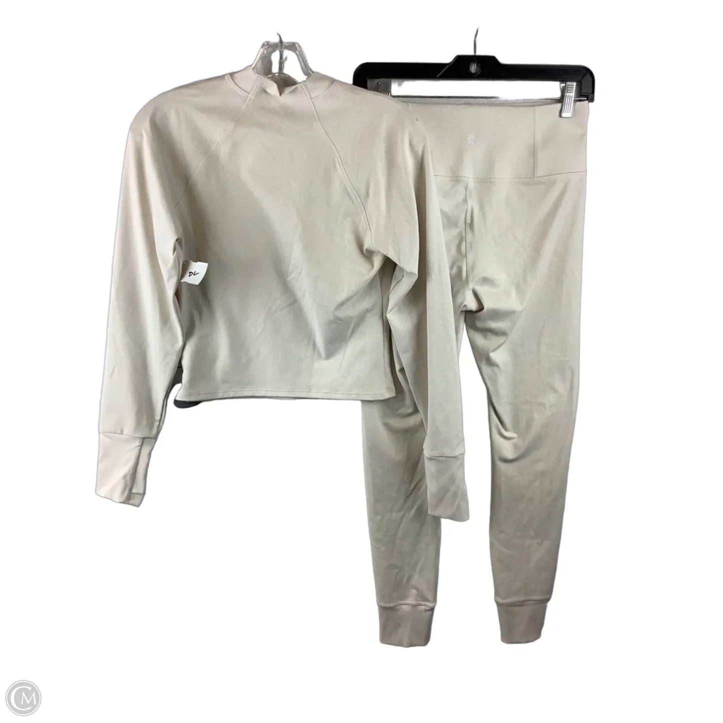 Athletic Pants 2pc By Athleta In Cream, Size: M