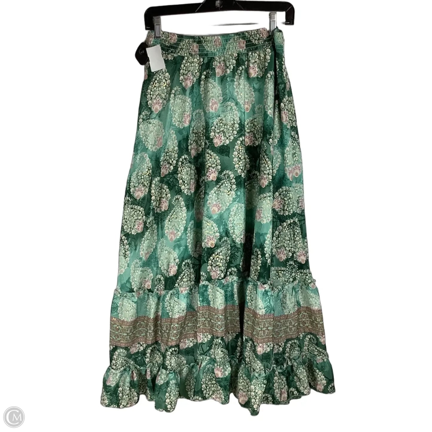 Skirt Maxi By Chelsea And Theodore In Green, Size: S