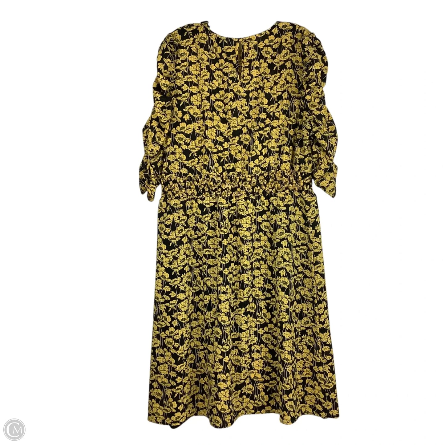 Dress Party Midi By Who What Wear In Yellow, Size: Xl