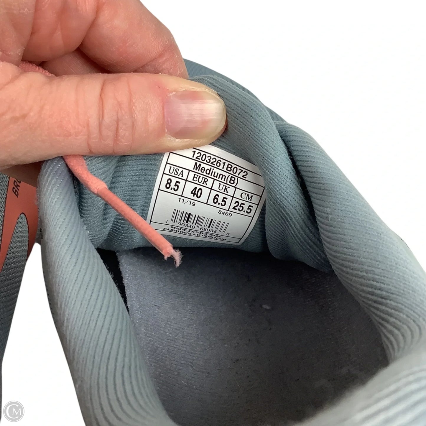 Shoes Athletic By Brooks In Blue & Pink, Size: 8.5