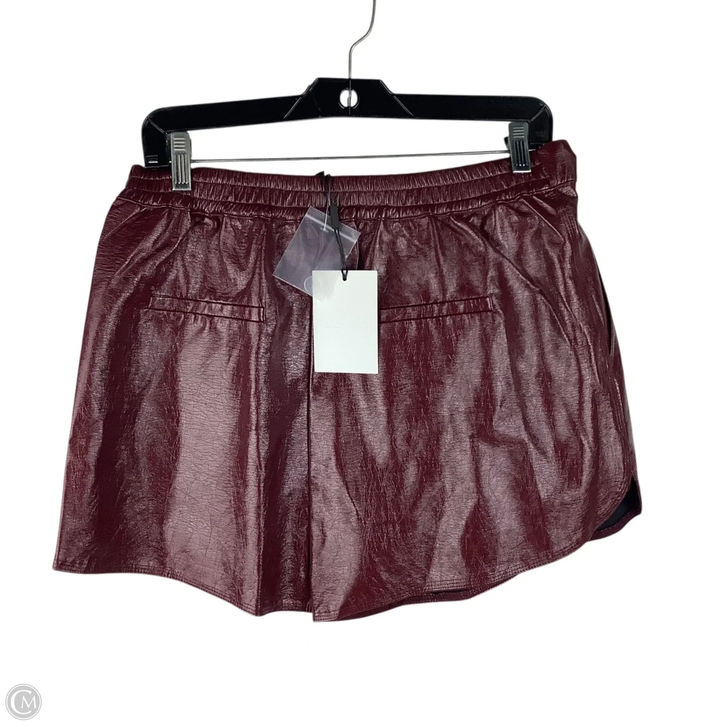 Shorts By Grey Lab In Maroon, Size: L