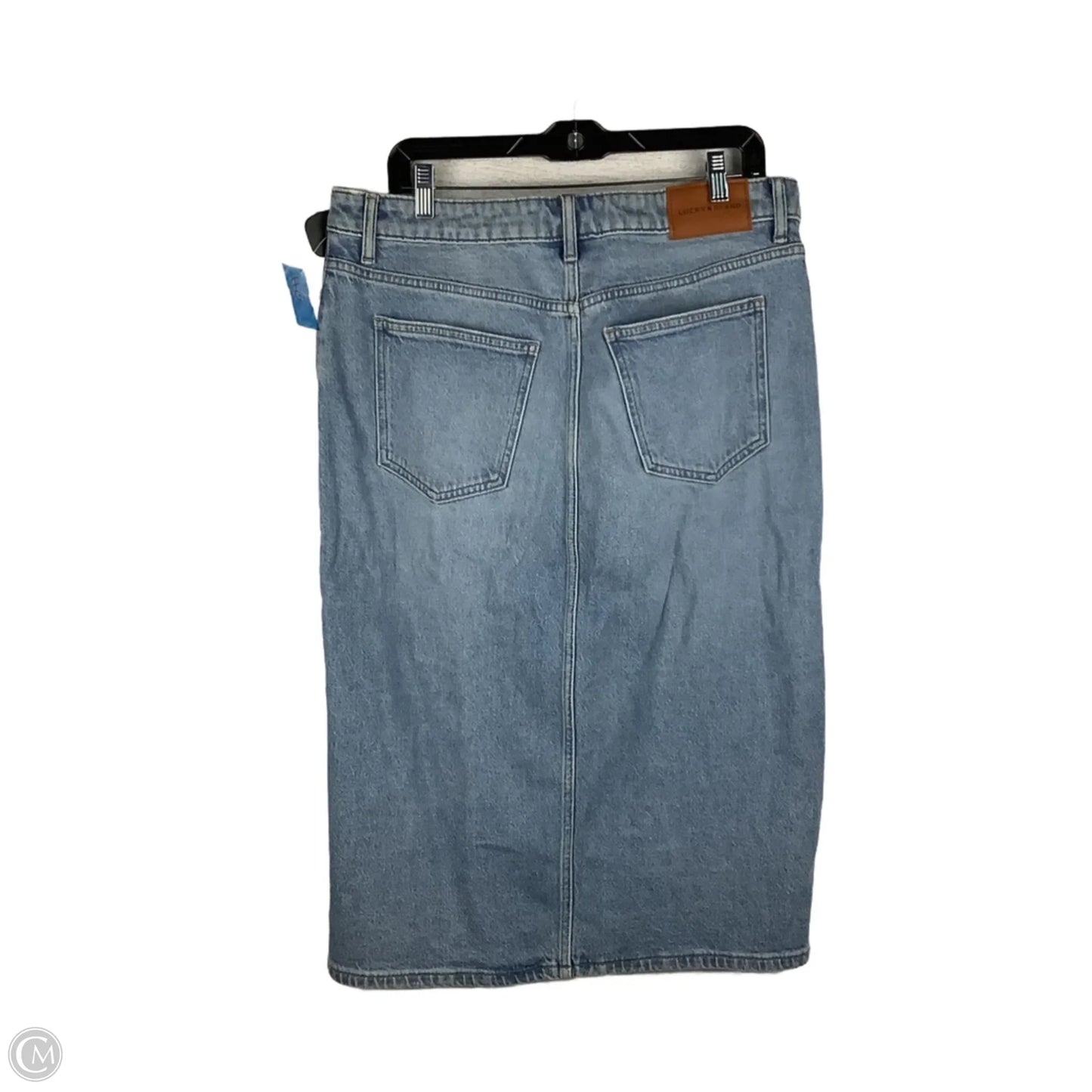 Skirt Maxi By Lucky Brand In Blue Denim, Size: 14