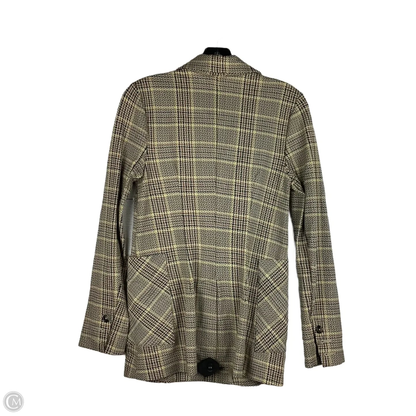 Blazer By Cabi In Plaid Pattern, Size: 2