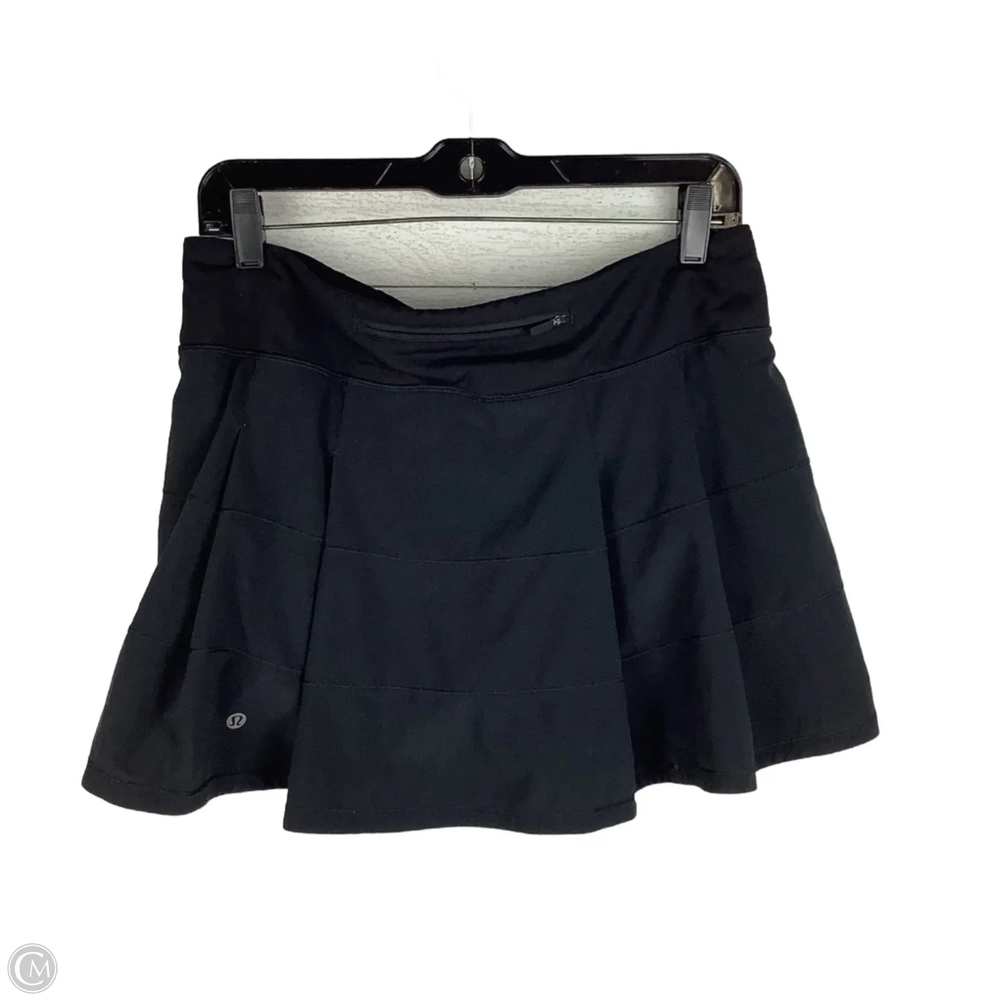 Athletic Skort By Lululemon In Black, Size: 8
