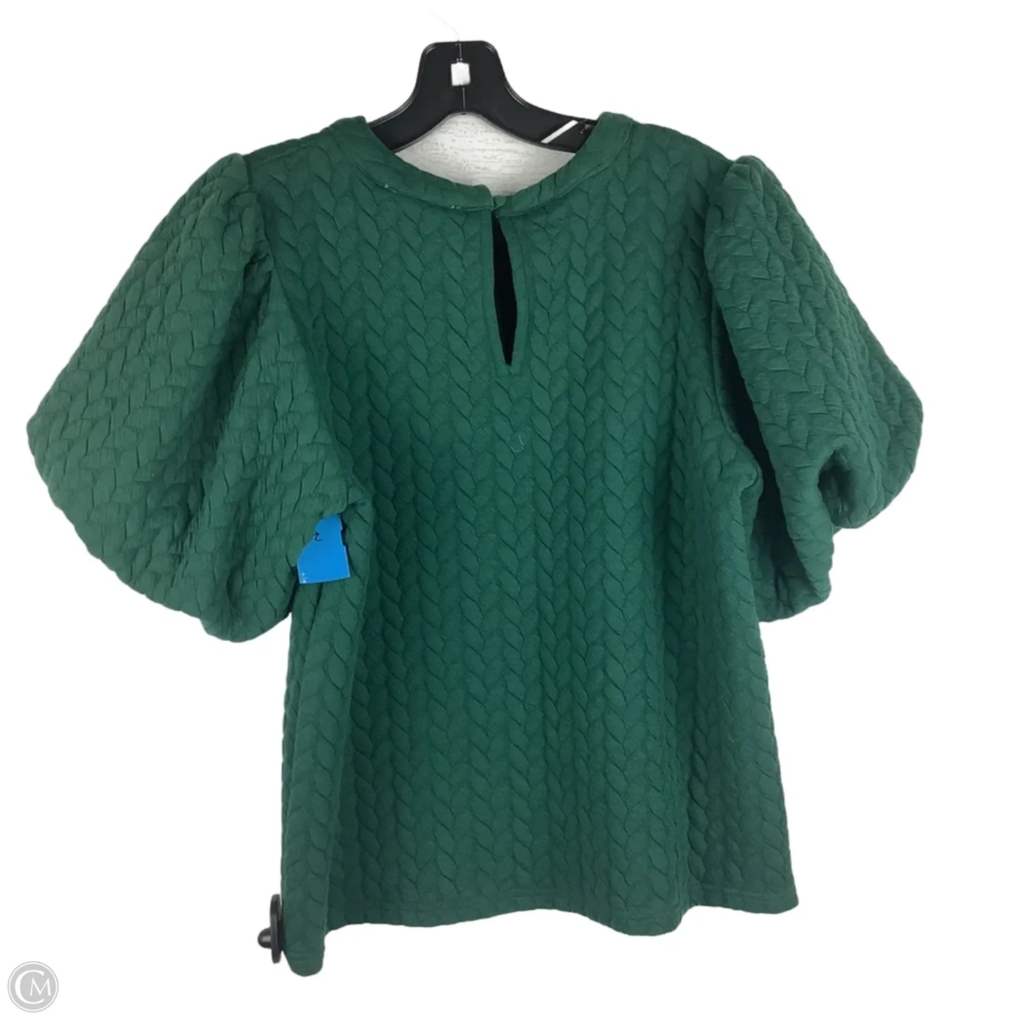 Sweater Short Sleeve By Thml In Green, Size: M