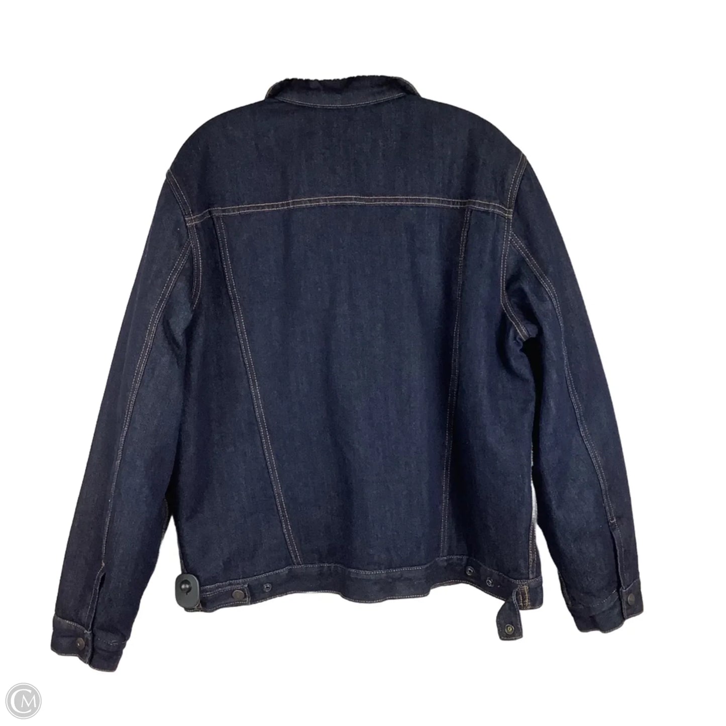 Jacket Denim By Gap In Blue Denim, Size: L