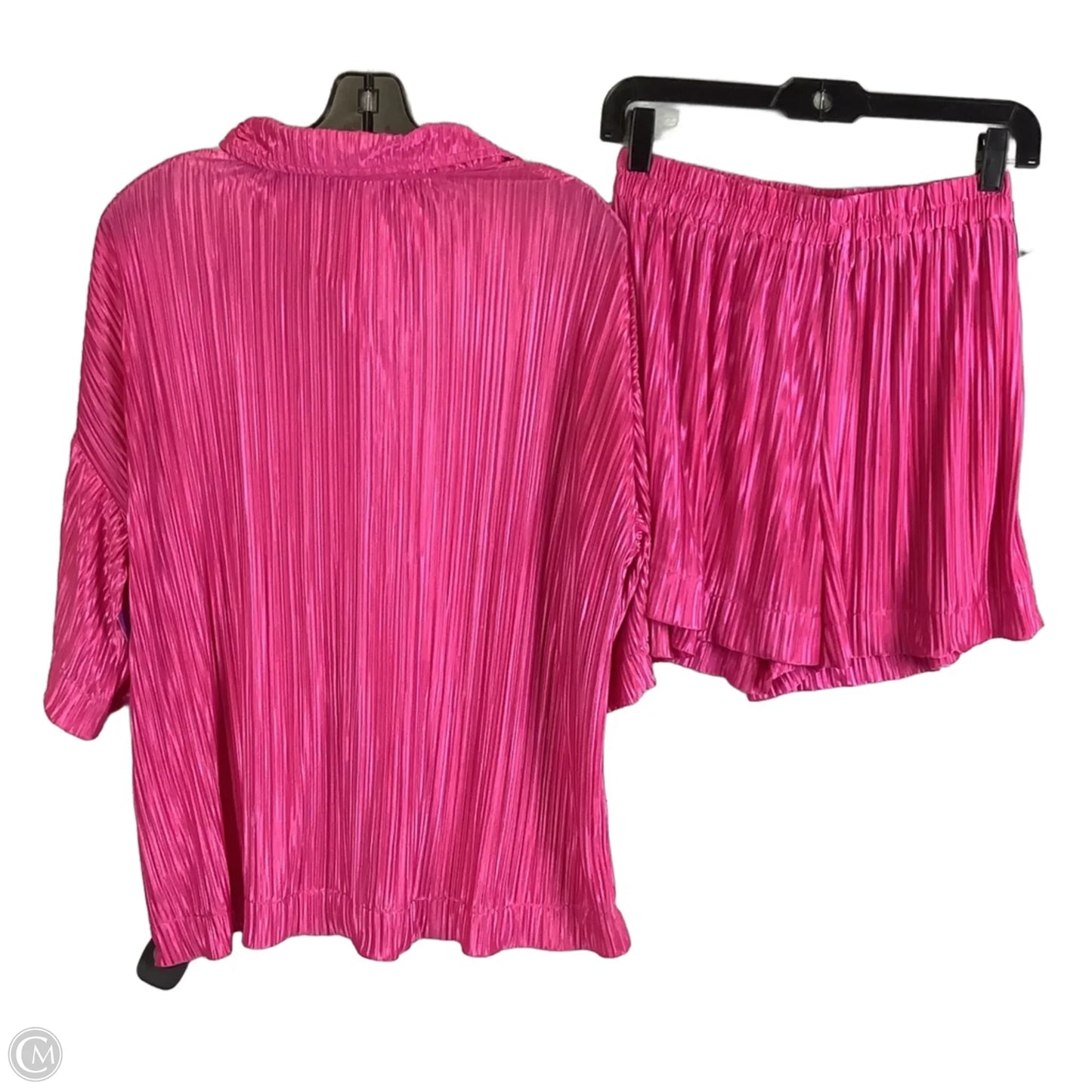 Shorts Set By Ces Femme In Pink, Size: M