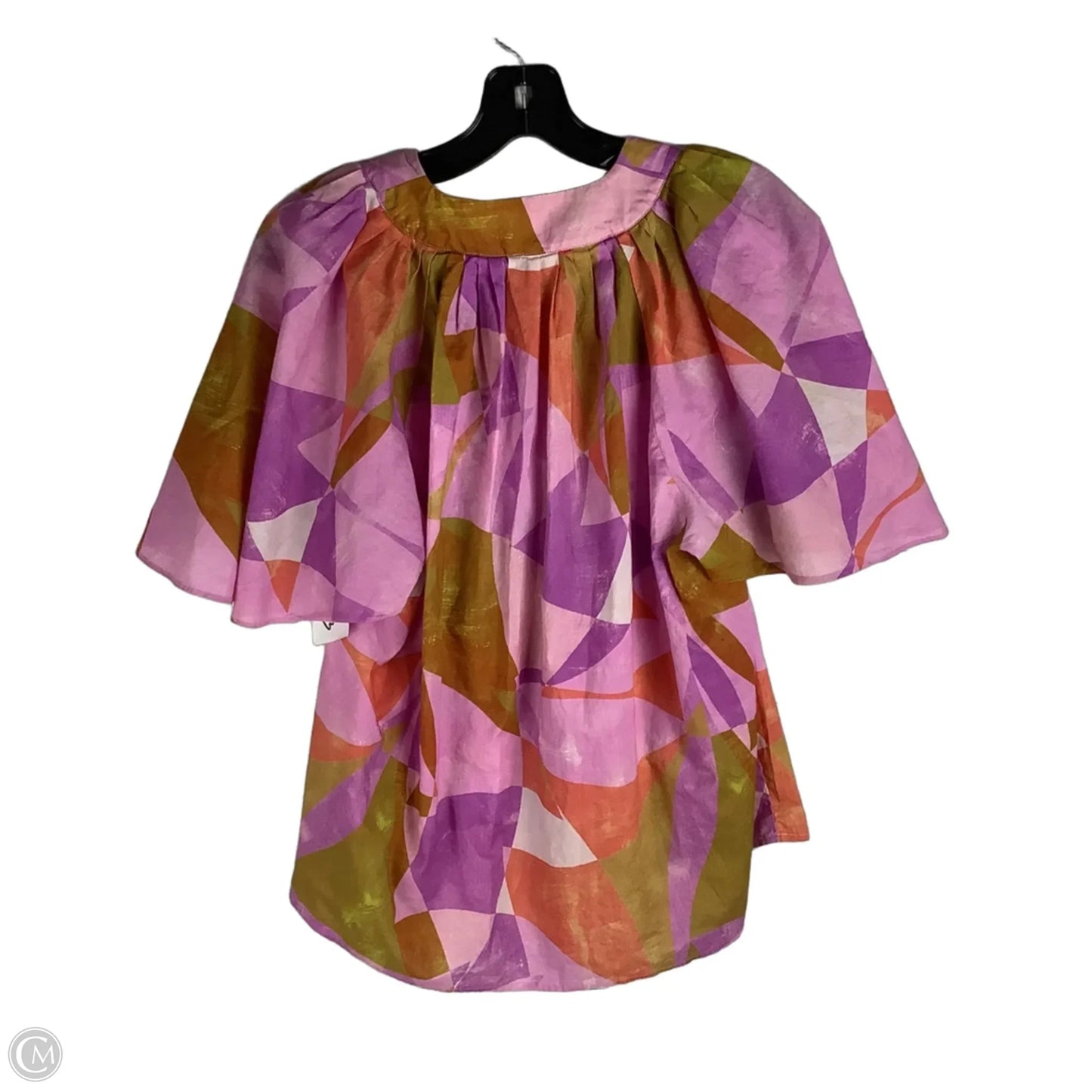 Top Short Sleeve By Cmb In Purple, Size: Xs