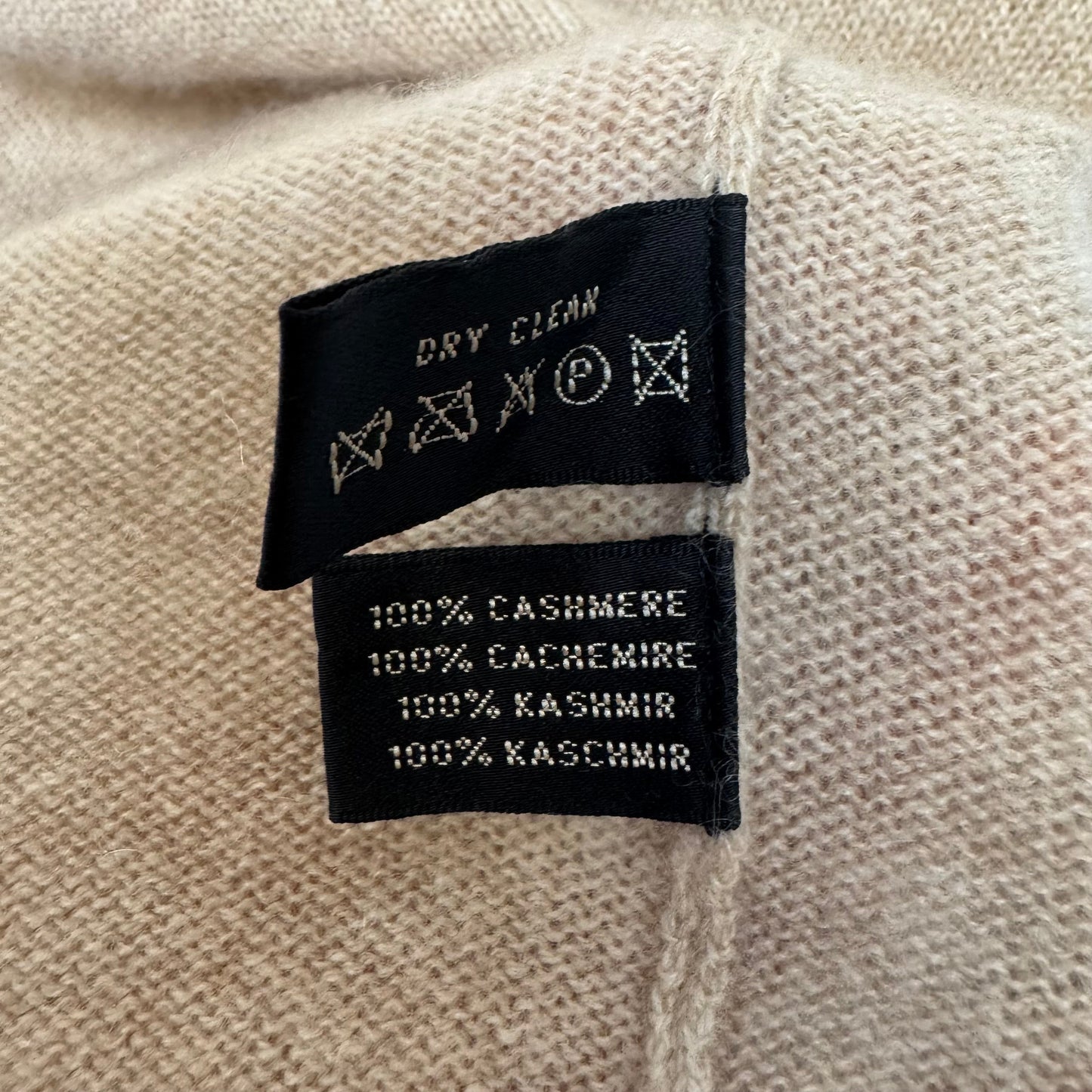 Sweater Cashmere By Ralph Lauren Black Label In Tan, Size: L