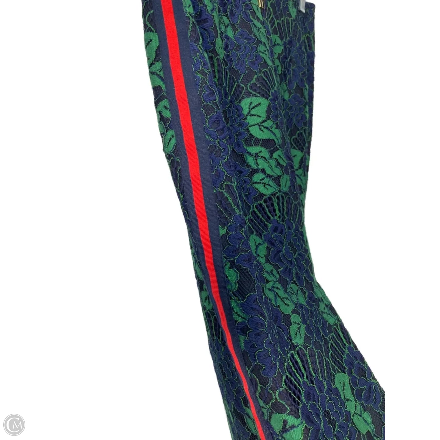 Skirt Midi By Ted Baker In Blue & Green, Size: 6