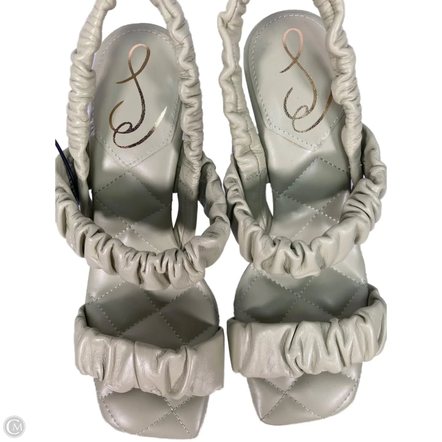 Sandals Heels Stiletto By Sam Edelman In Green, Size: 7