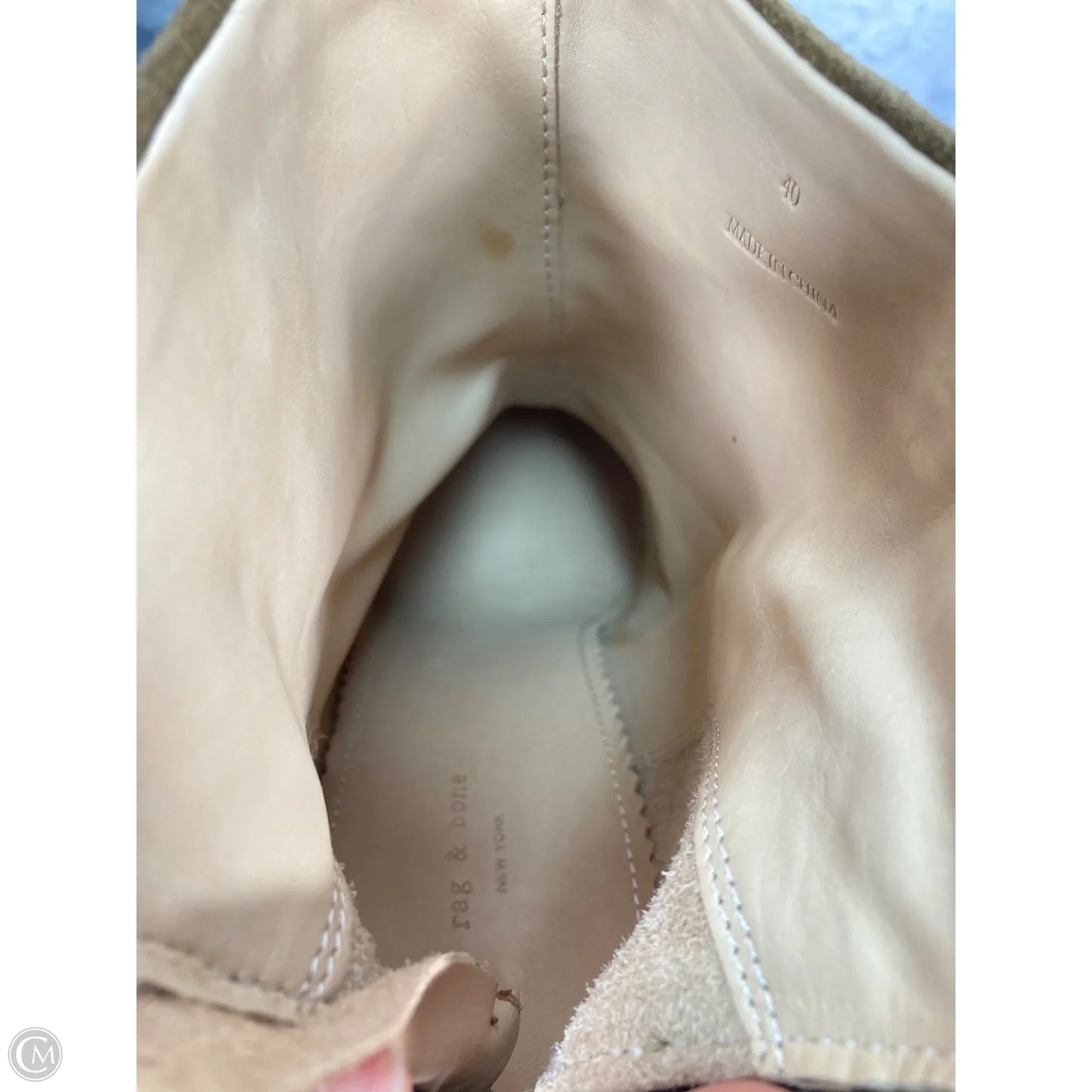 Boots Ankle Heels By Rag And Bone In Green, Size: 9.5