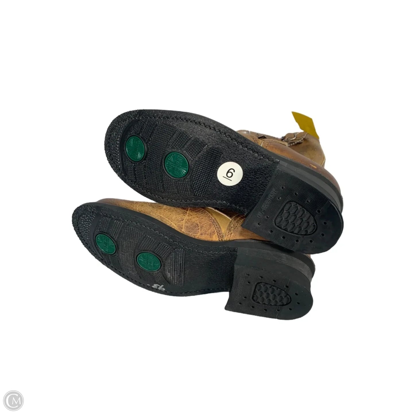 Boots Designer By Frye In Brown, Size: 6