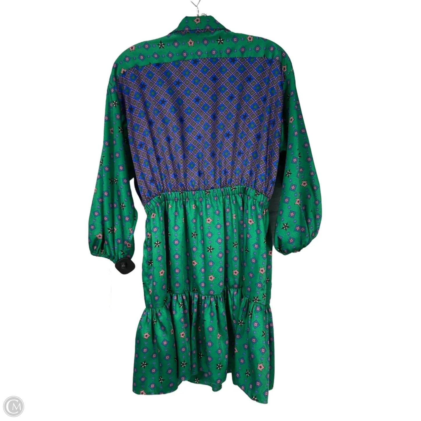 Dress Designer By Sandro In Blue & Green, Size: Xs