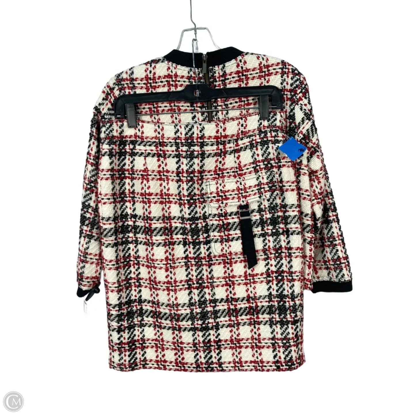 Skirt Set 2pc By Worth Ny In Cream & Red, Size: 4