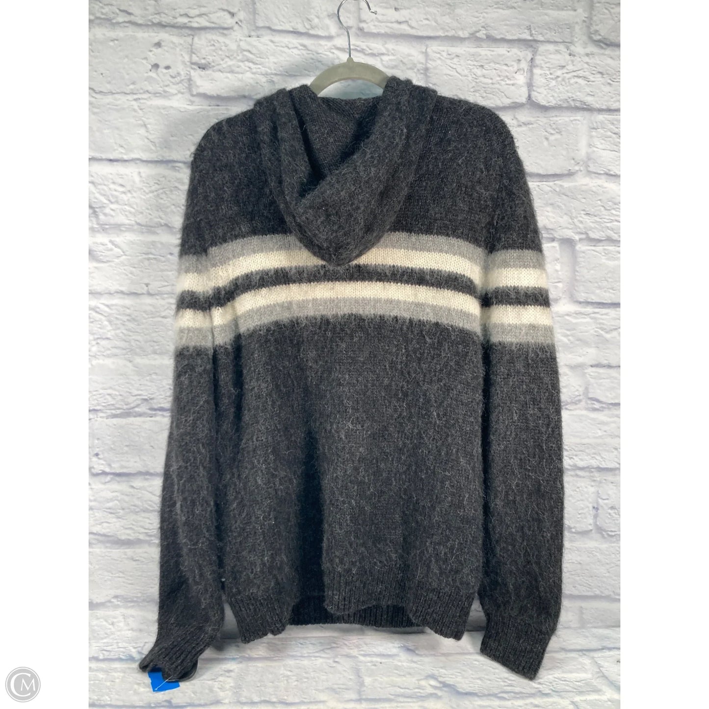 Sweater By Vince In Black & Cream, Size: L