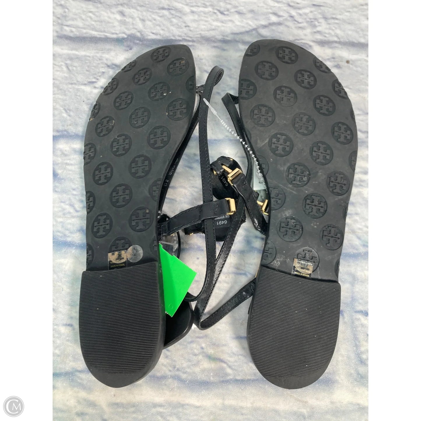 Sandals Designer By Tory Burch In Black, Size: 10