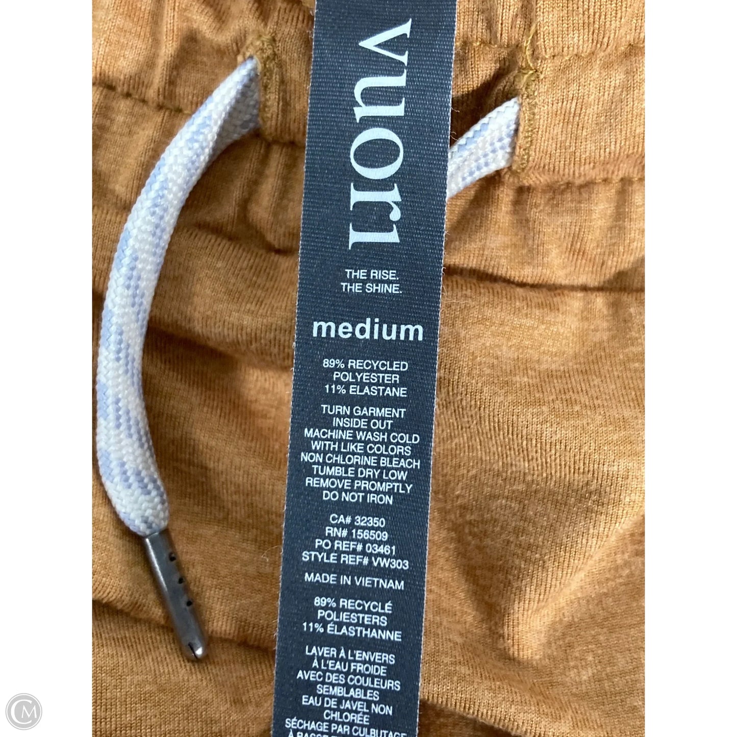 Athletic Pants By Vuori In Orange, Size: M