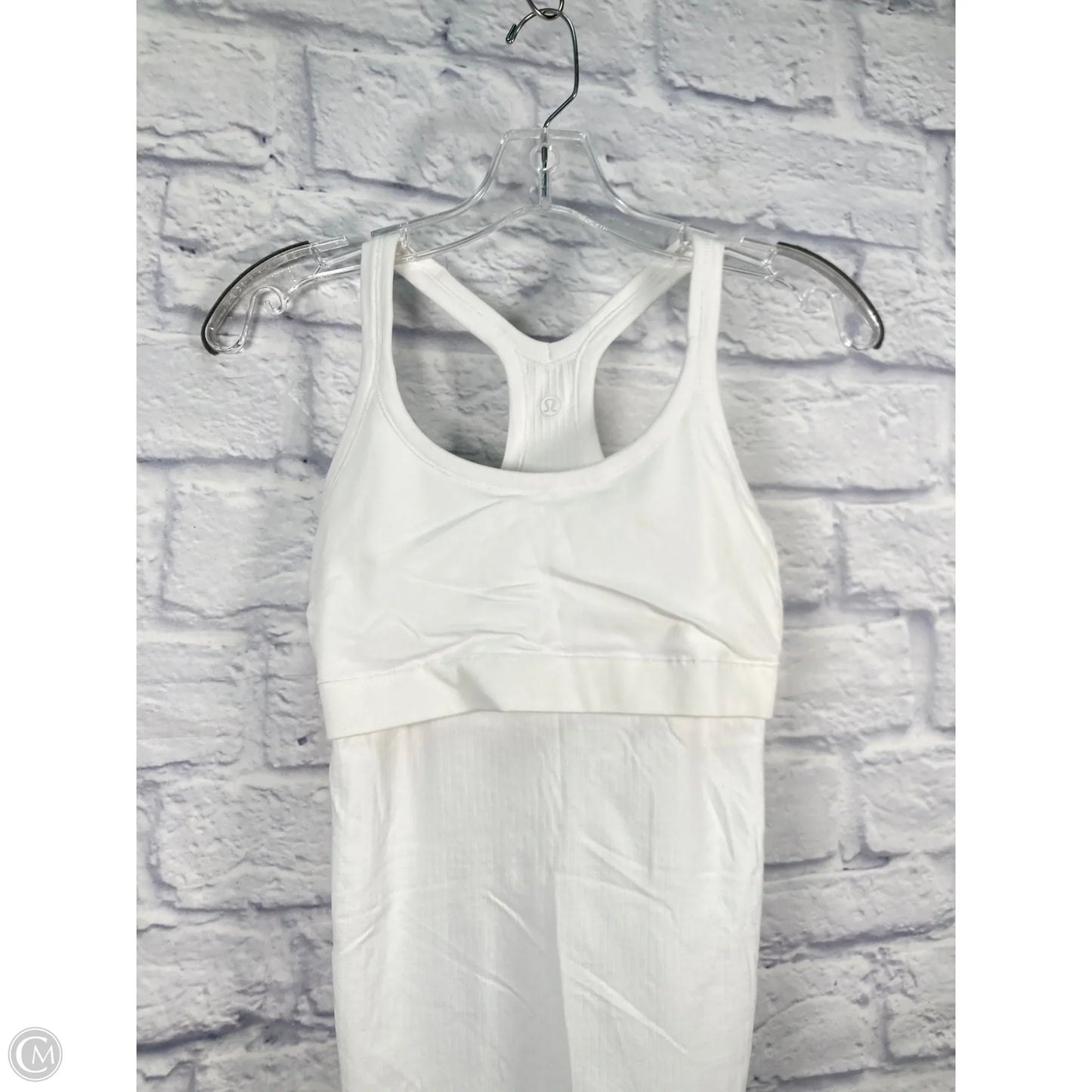 Athletic Tank Top By Lululemon In White, Size: S
