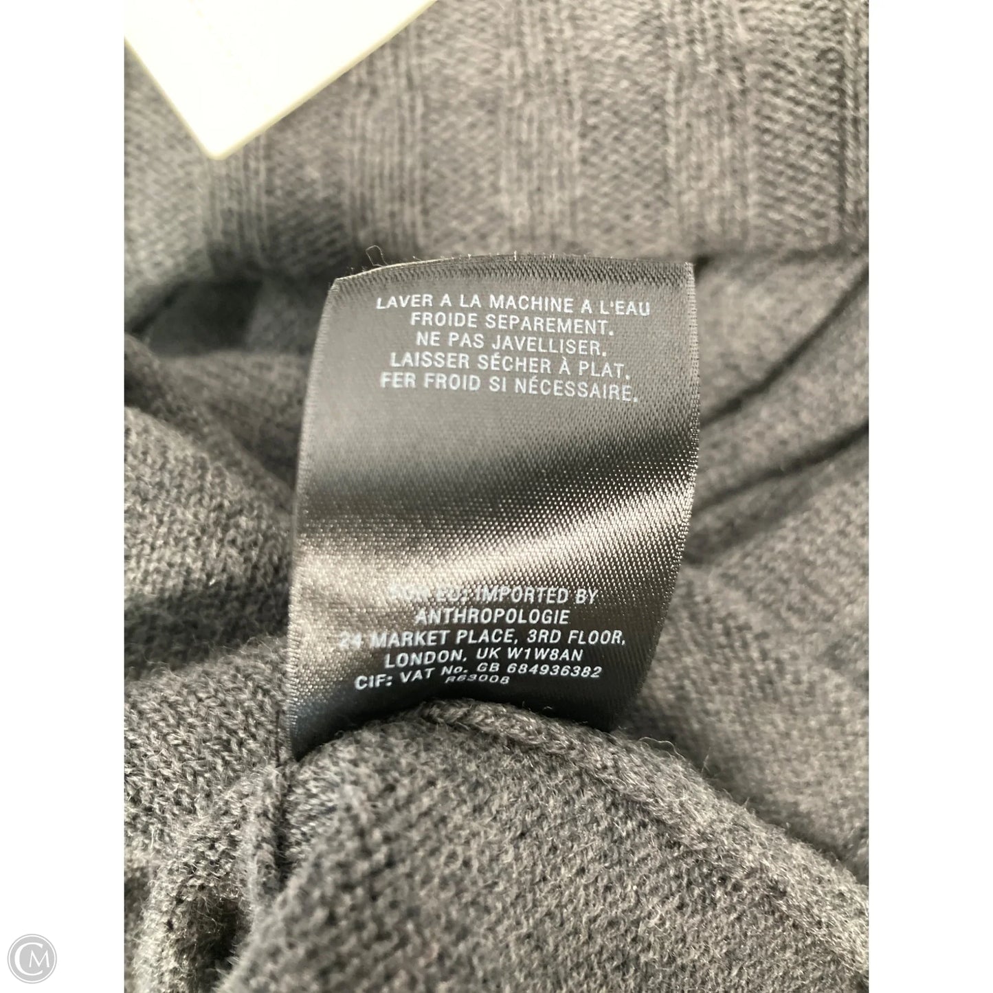 Dress Sweater By Anthropologie In Grey, Size: S