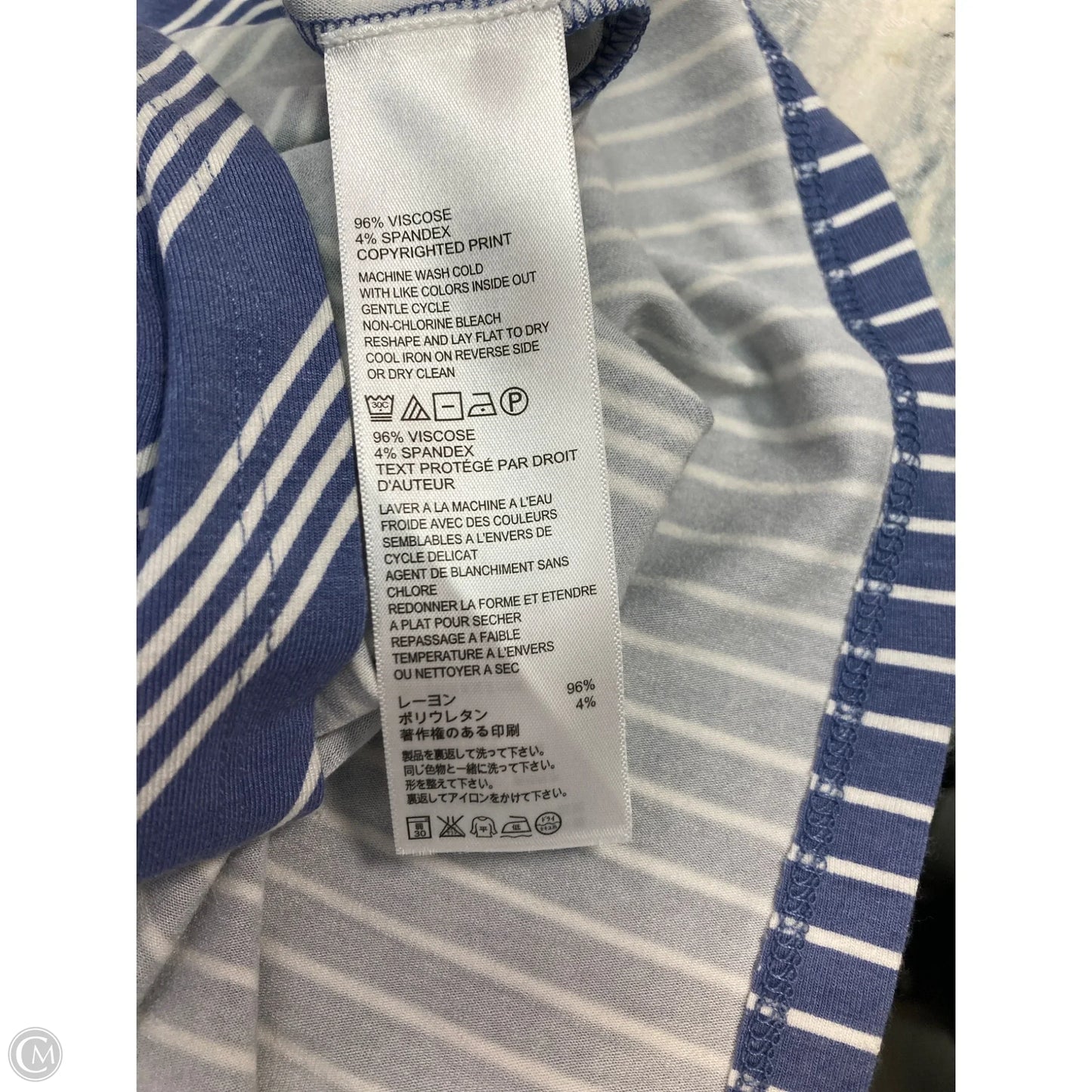 Dress Casual Maxi By Tommy Bahama In Striped Pattern, Size: L
