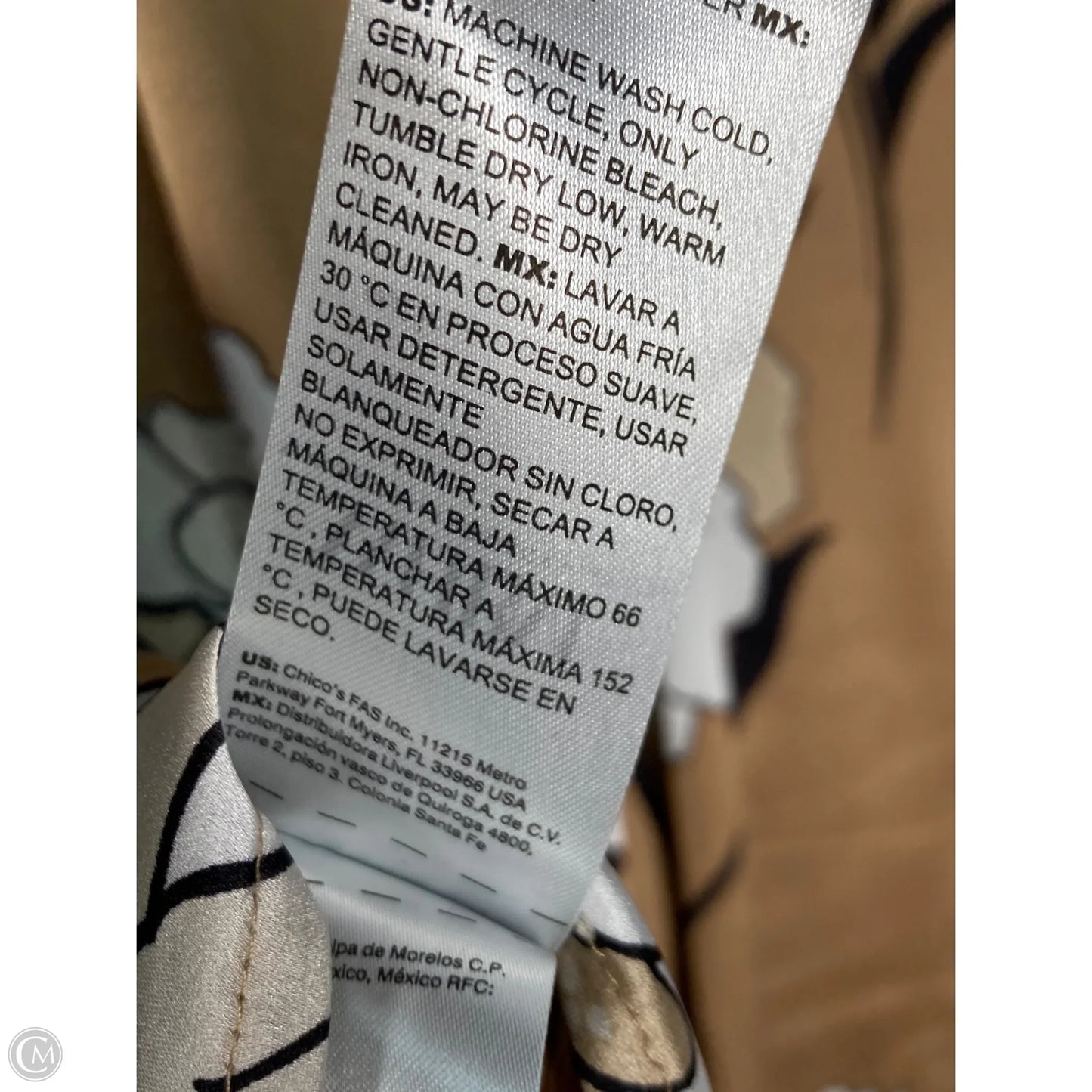 Blouse Long Sleeve By White House Black Market In Floral Print, Size: L