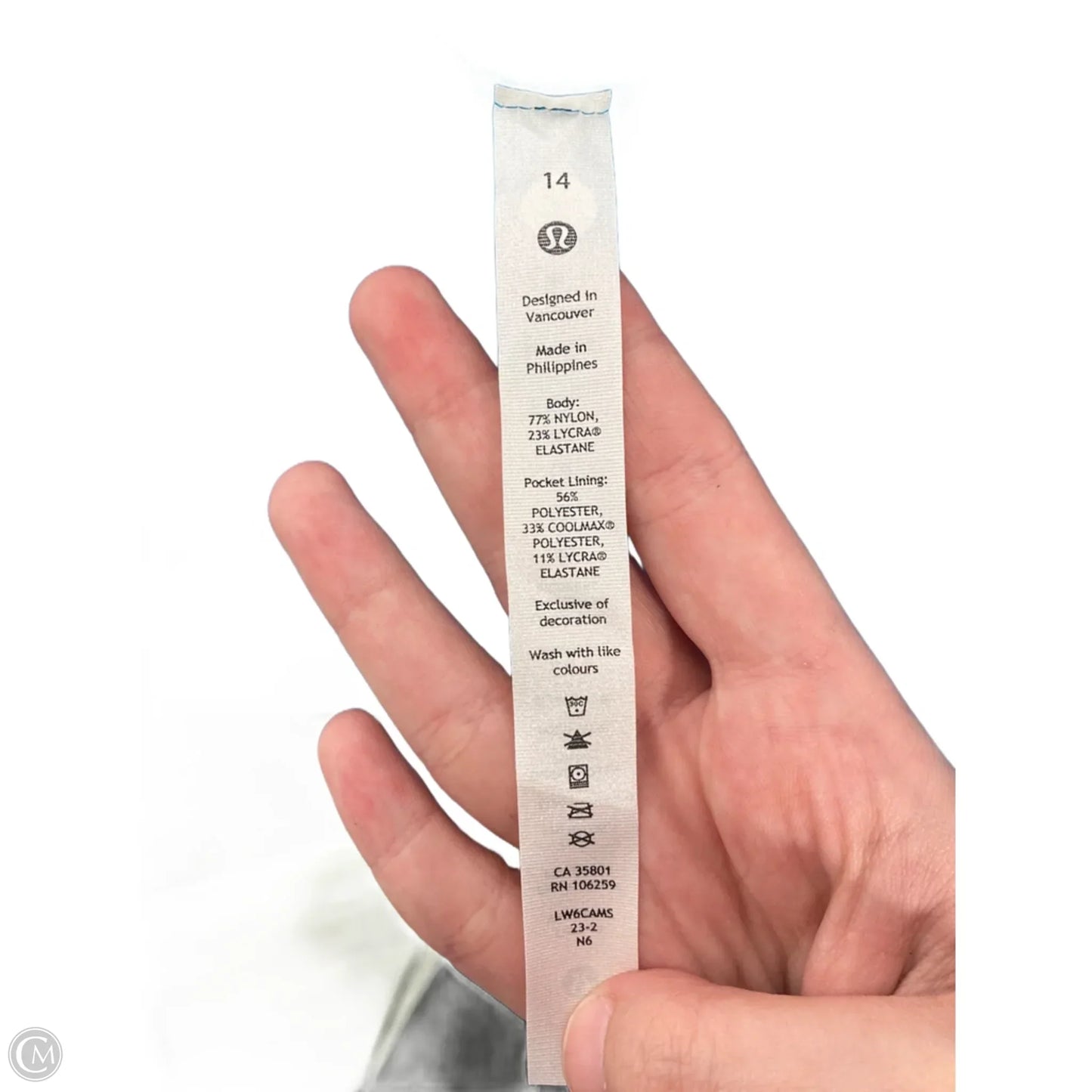 Athletic Capris By Lululemon In Blue, Size: L