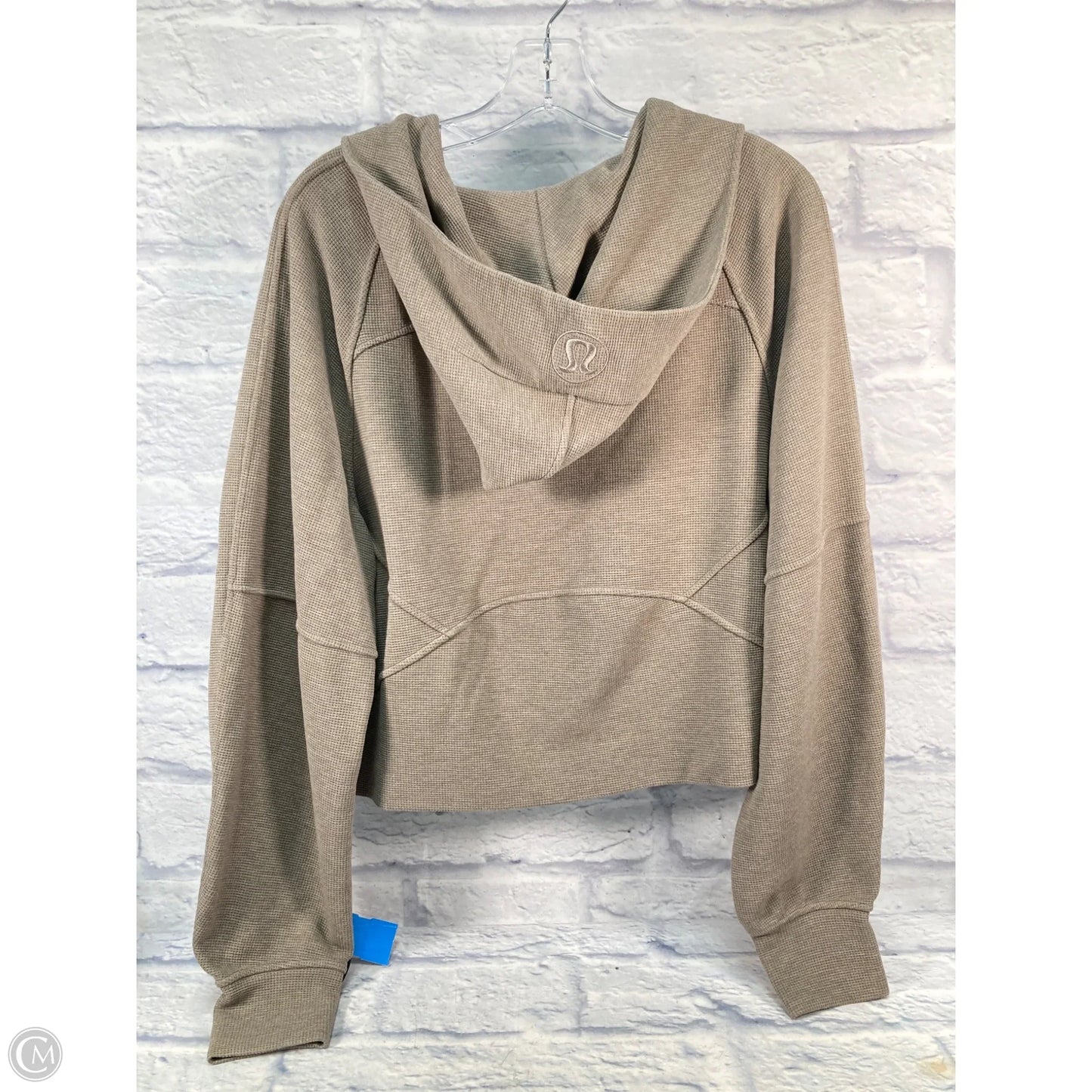 Athletic Jacket By Lululemon In Brown, Size: L