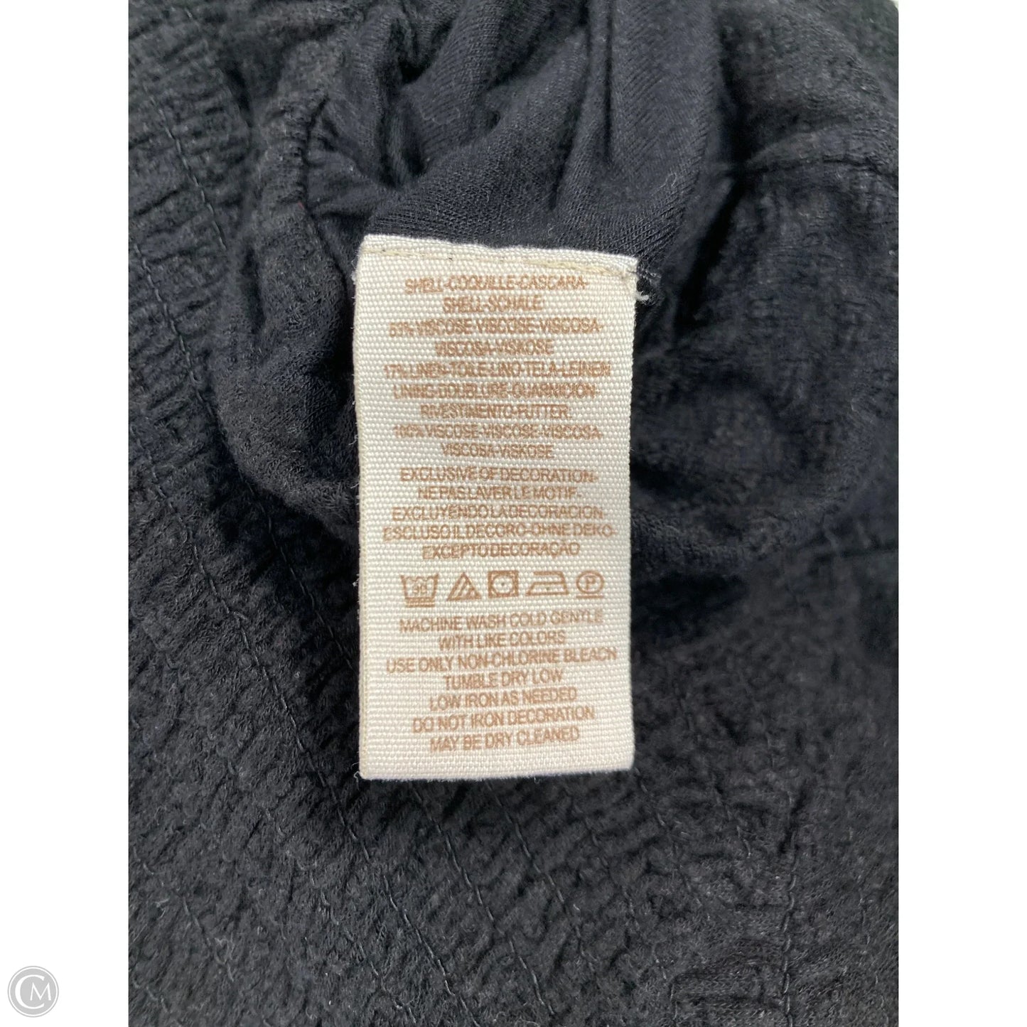 Top Long Sleeve By Free People In Black & Yellow, Size: Xs