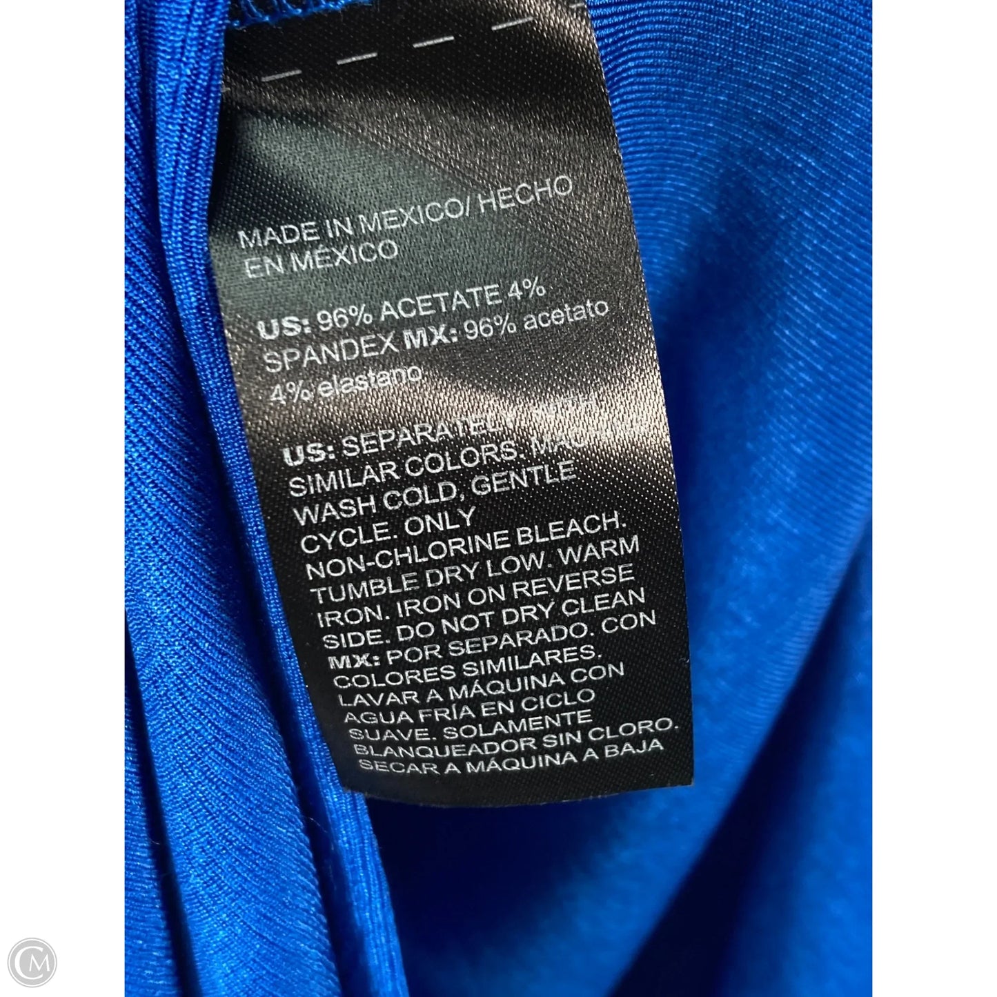 Dress Casual Midi By Chicos In Blue, Size: L