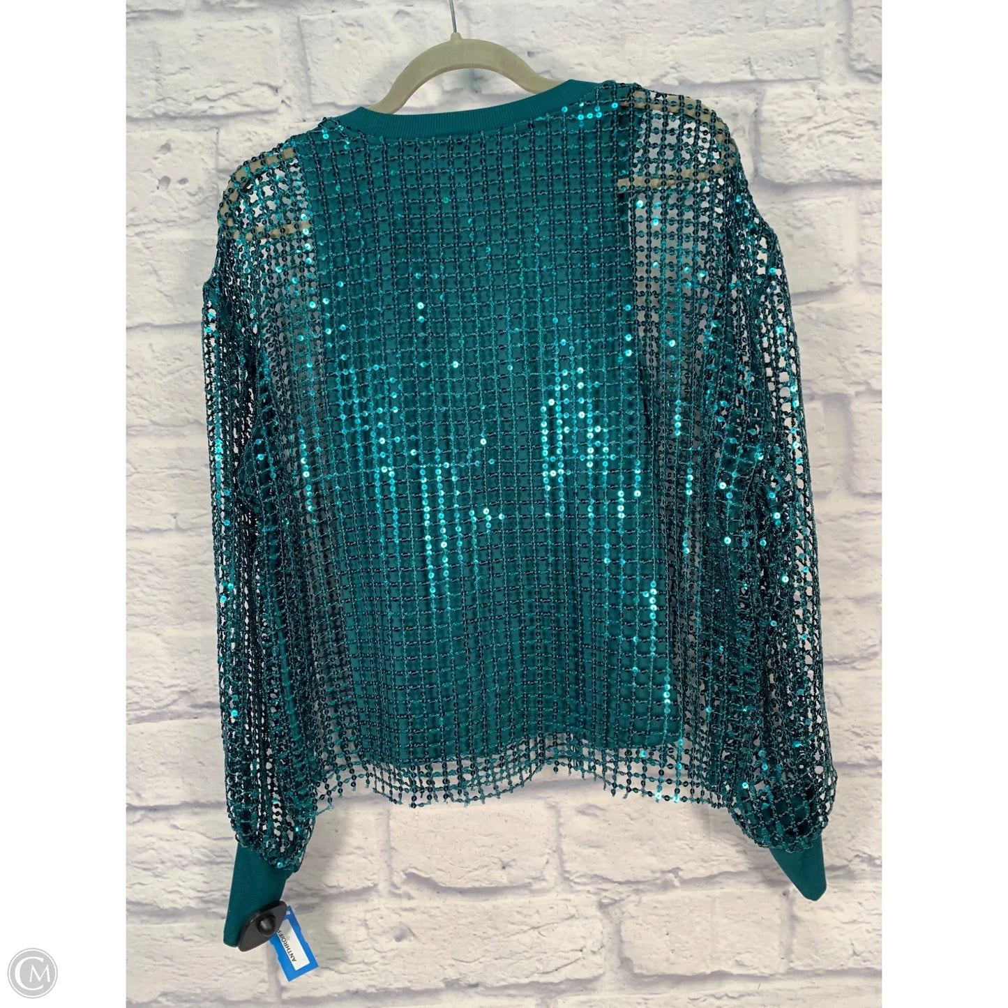 Blouse Long Sleeve By Pilcro In Green, Size: S