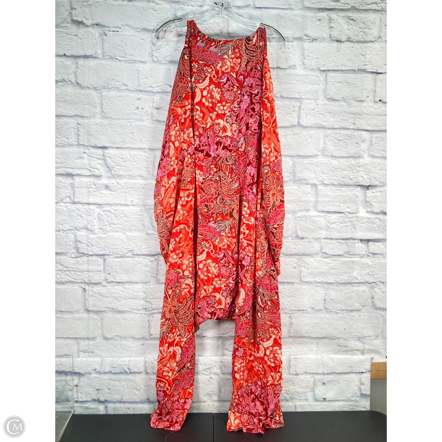 Jumpsuit By Free People In Pink & Red, Size: M