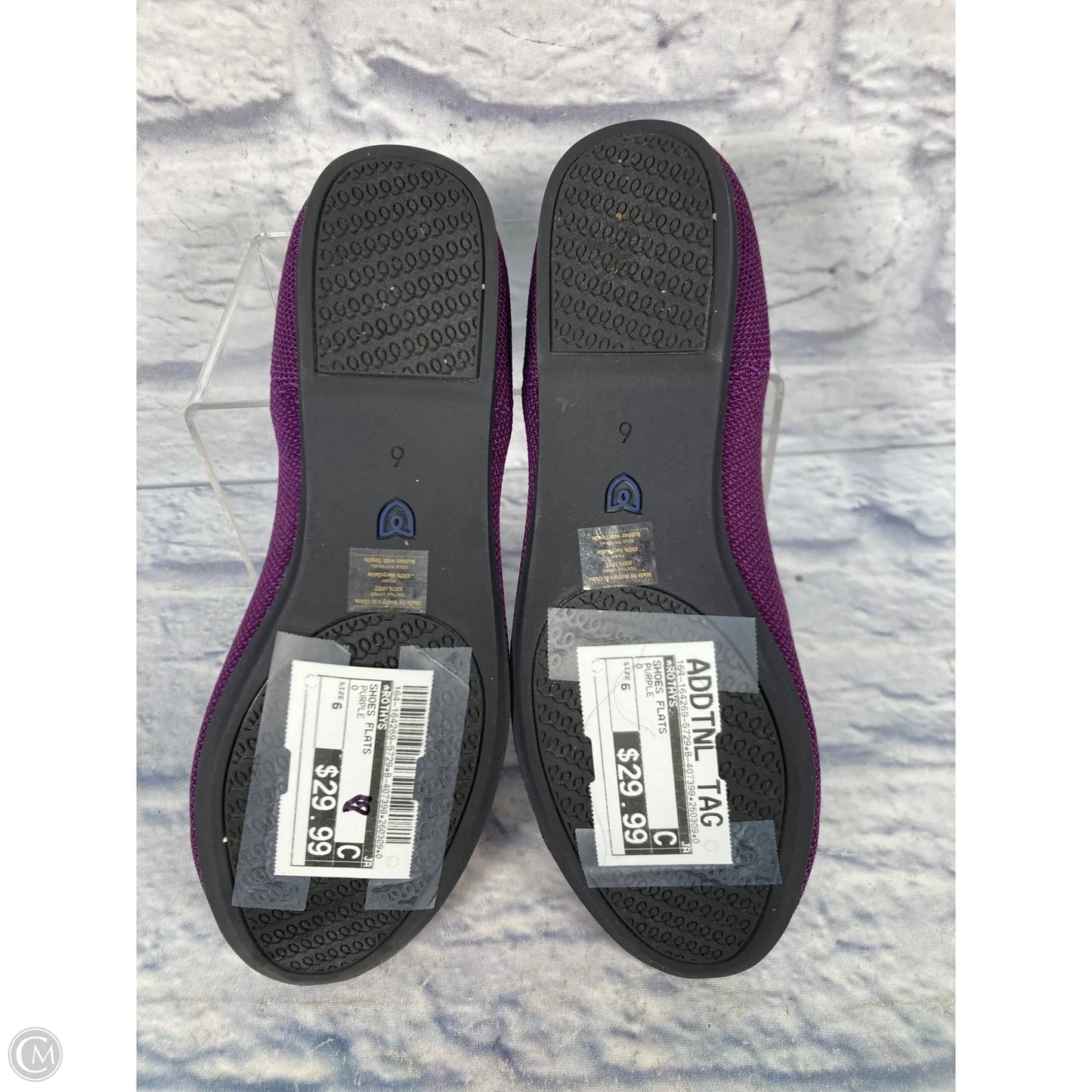 Shoes Flats By Rothys In Purple, Size: 6