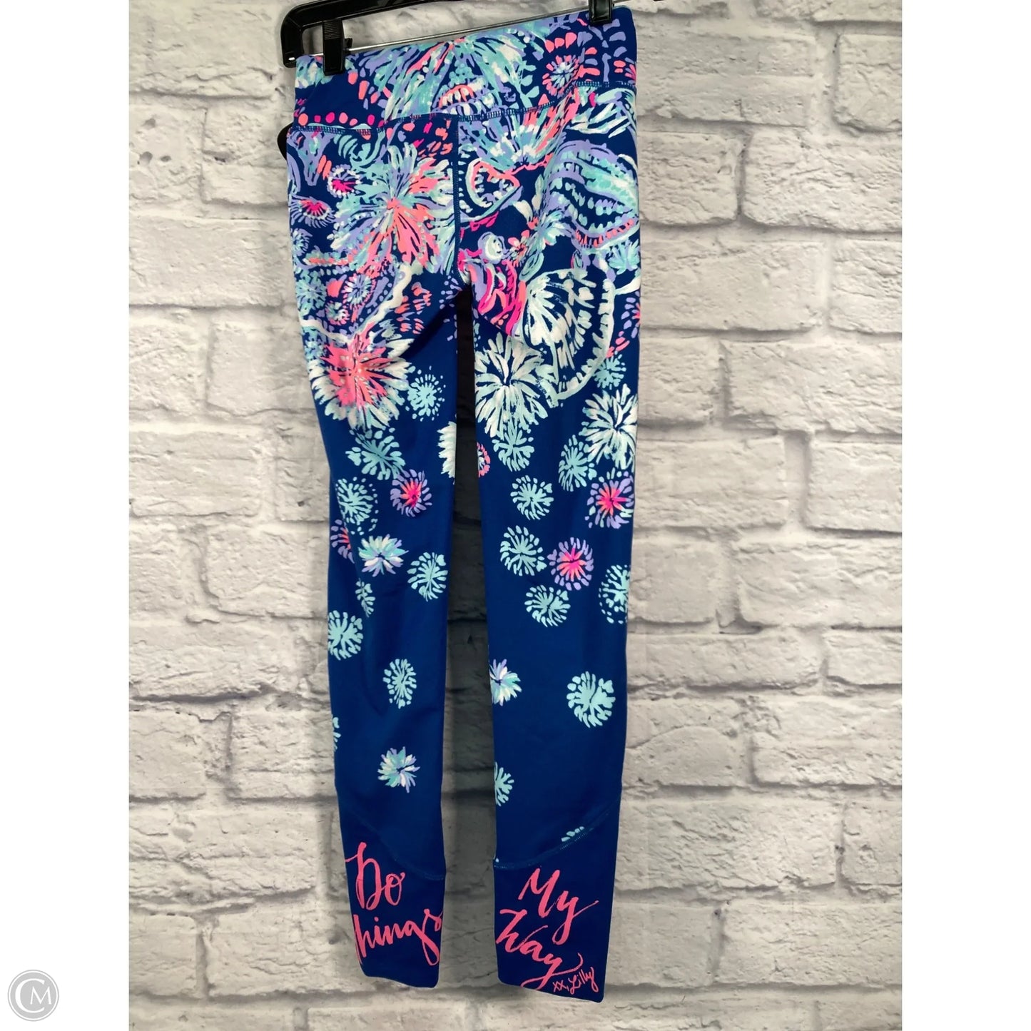 Pants Designer By Lilly Pulitzer In Blue & Pink, Size: Xs