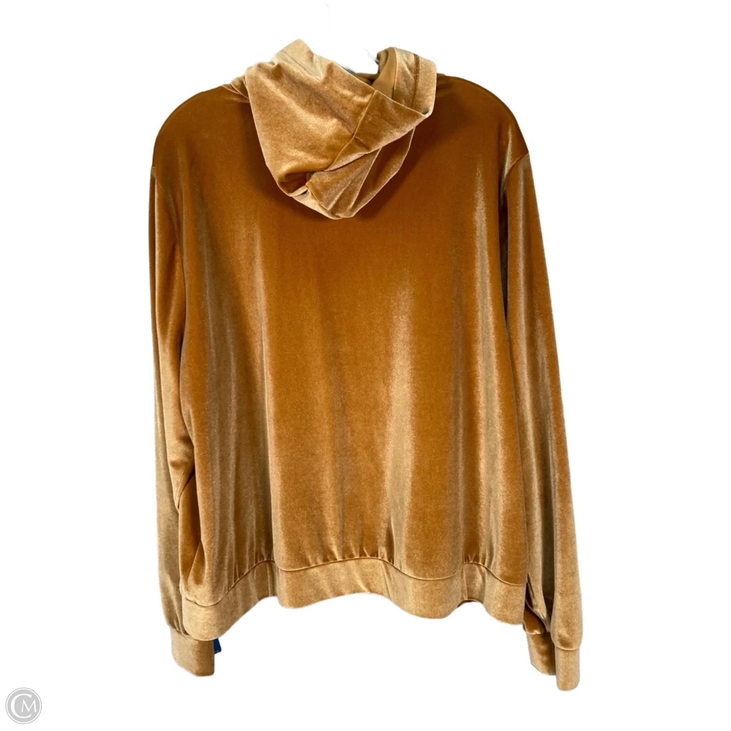 Sweatshirt Hoodie By Fabletics In Gold, Size: 1x