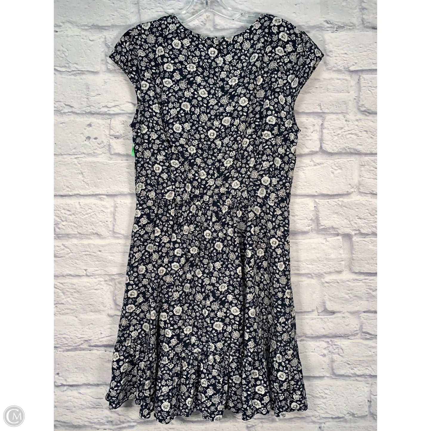Dress Casual Short By J. Crew In Blue & White, Size: M