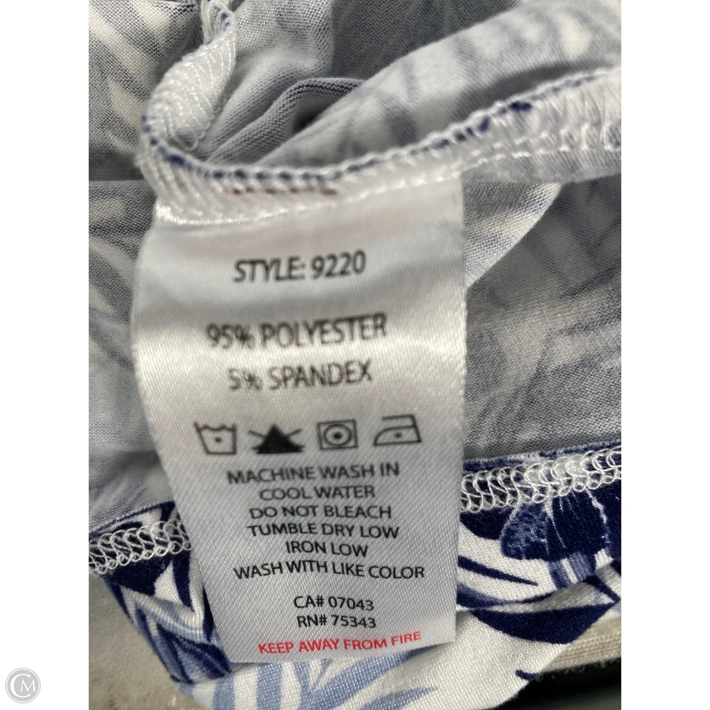 Athletic Dress By Tommy Bahama In Blue & White, Size: S