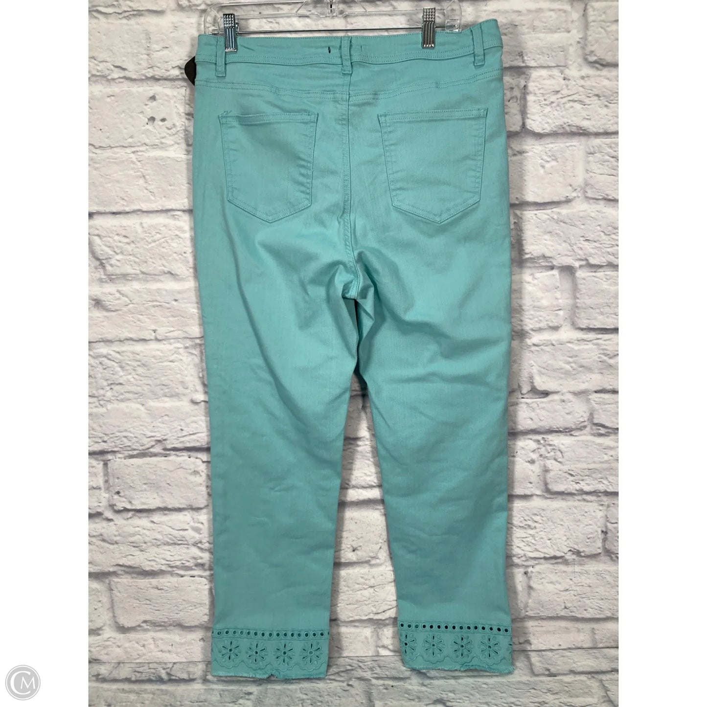 Jeans Straight By John Mark In Blue, Size: 14