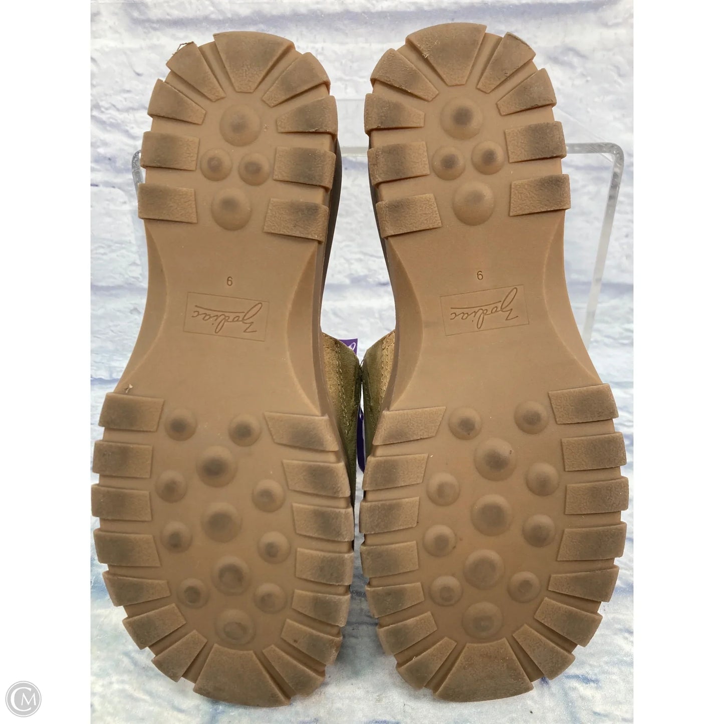Sandals Heels Platform By Zodiac In Brown, Size: 9