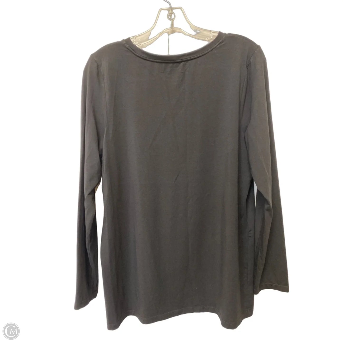 Top 3/4 Sleeve Basic By Chicos In Black, Size: 2