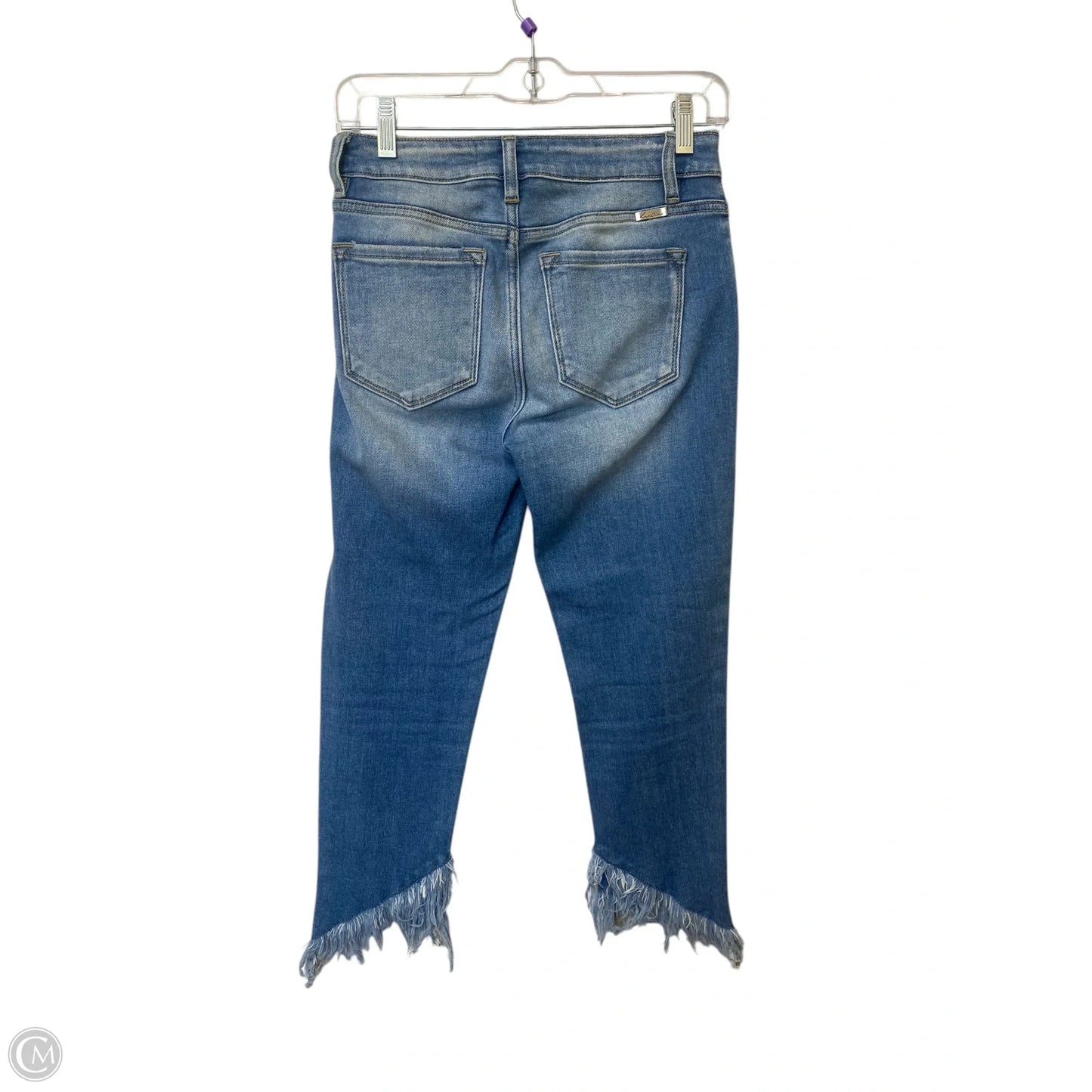 Jeans Cropped By Kancan In Blue Denim, Size: 4