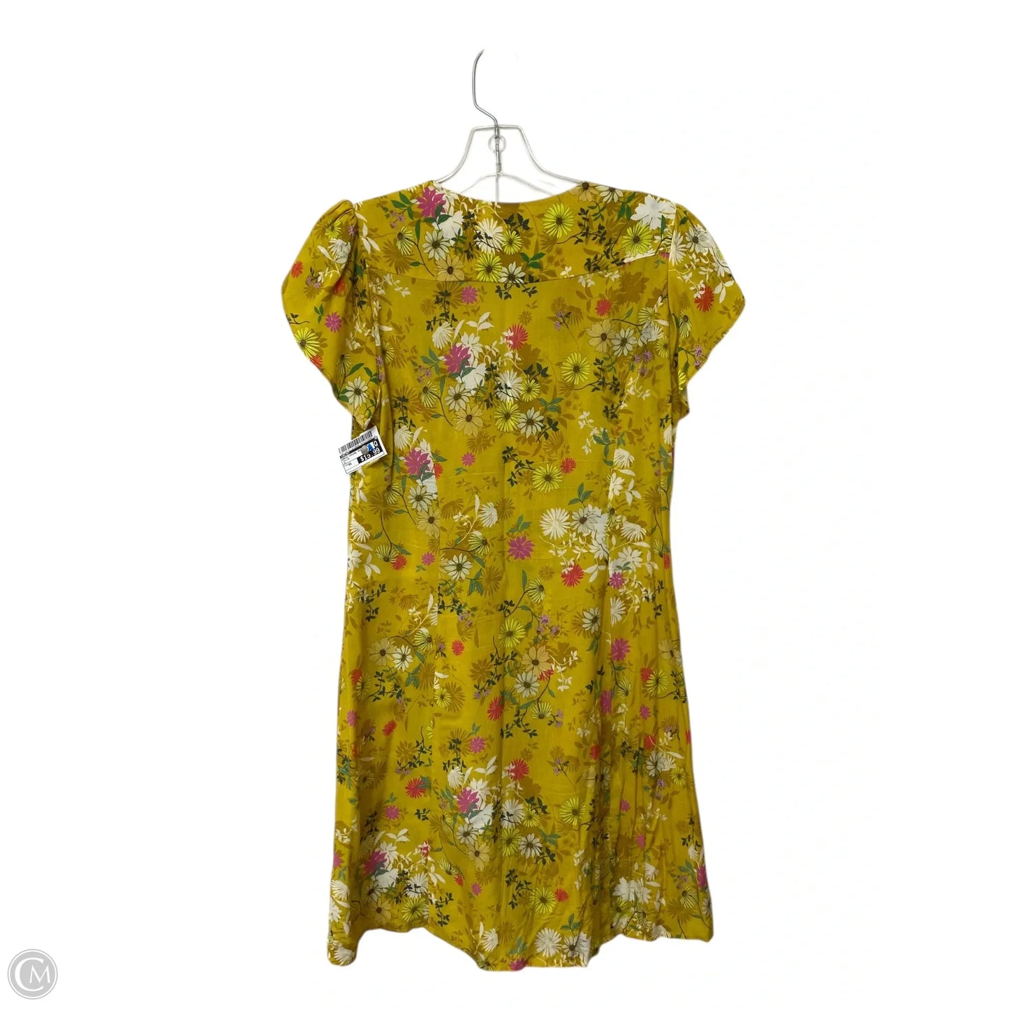 Dress Casual Midi By Velvet In Yellow, Size: Xs