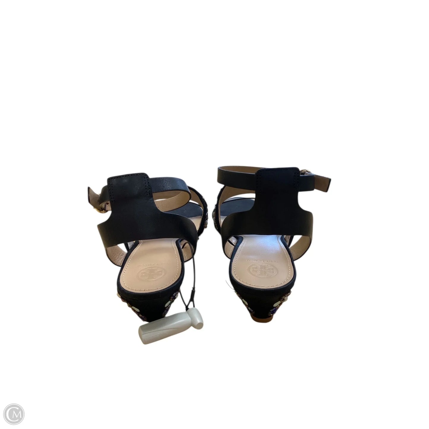Sandals Designer By Tory Burch In Black, Size: 10