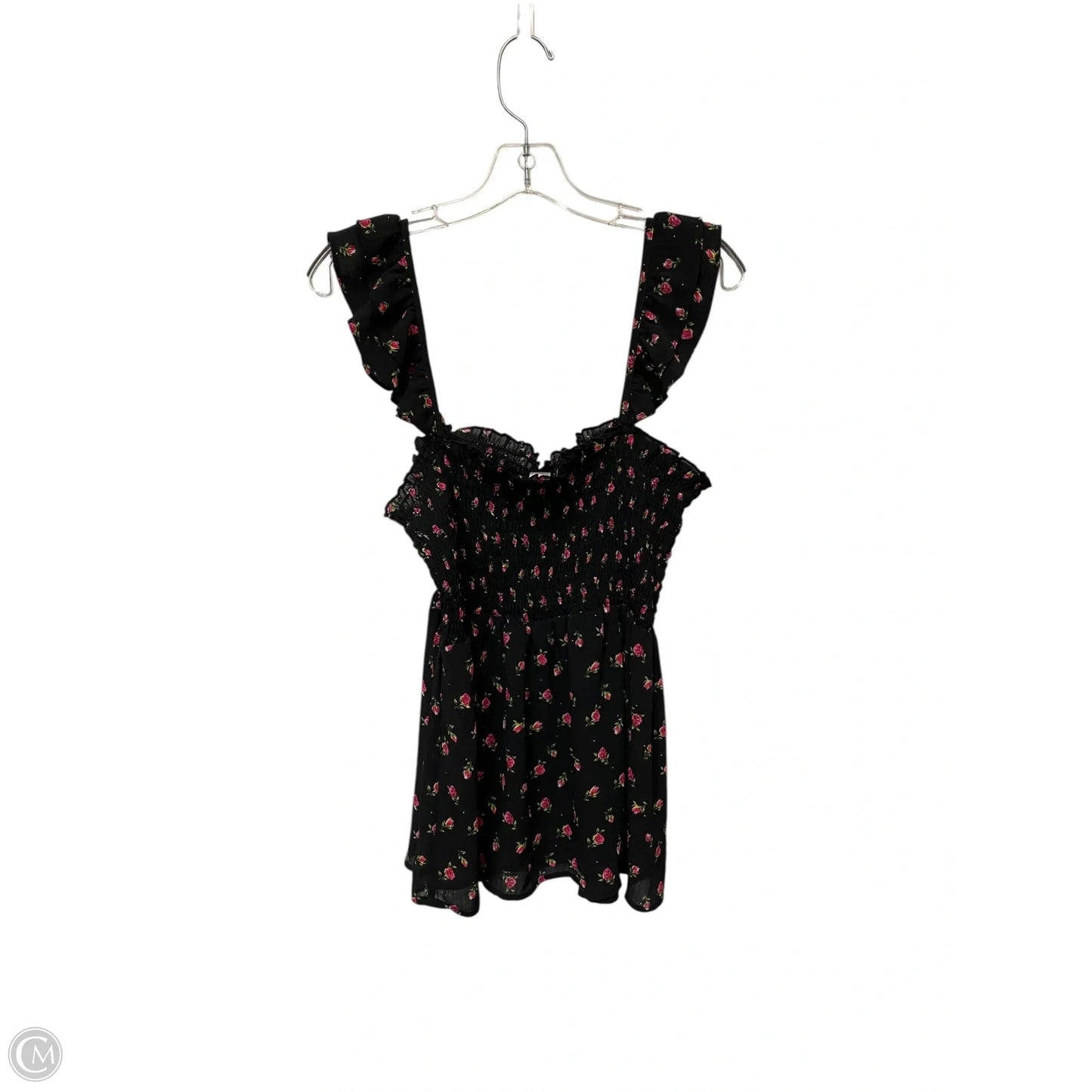Top Sleeveless Basic By No Boundaries In Floral Print, Size: 3x